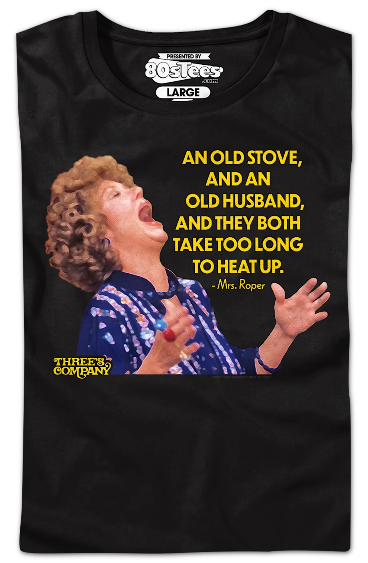 Womens Old Stove Old Husband Three's Company Shirt - Image 2