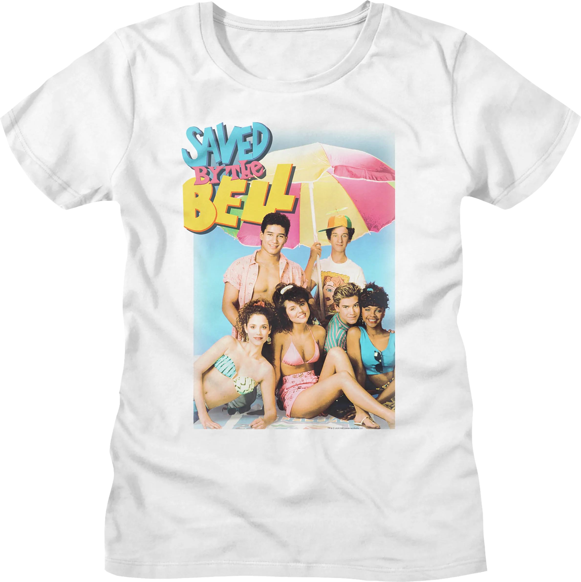 Womens On The Beach Saved By The Bell Shirt