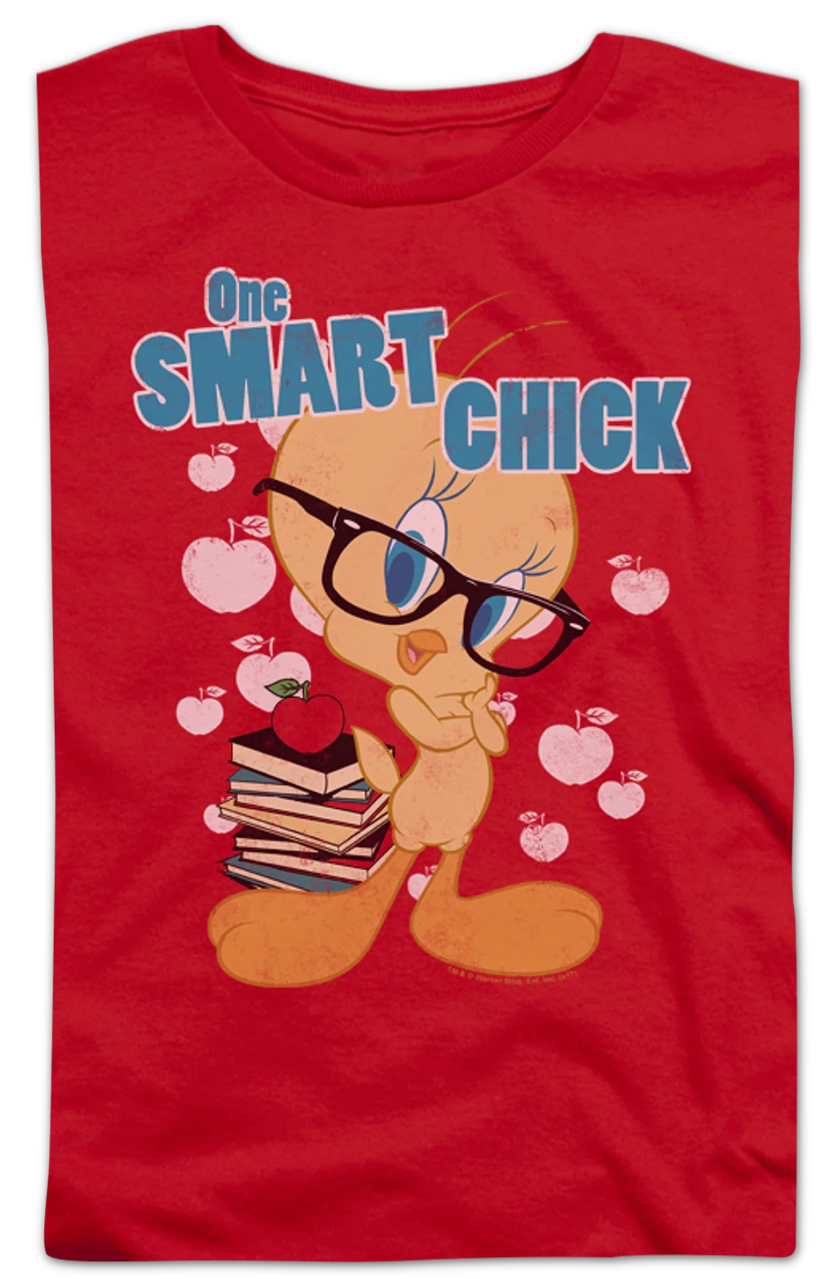 Womens One Smart Chick Looney Tunes Shirt - Image 2