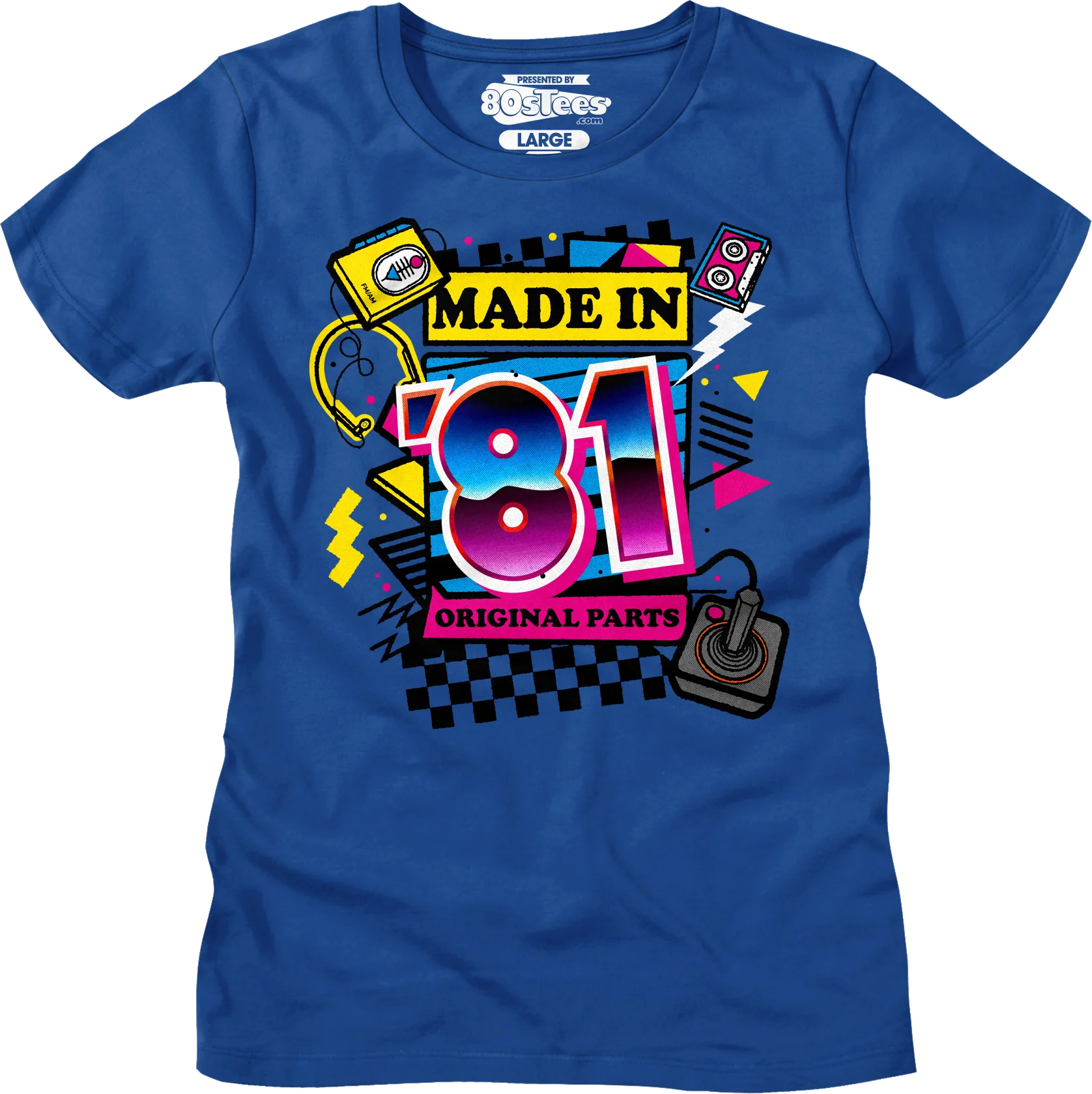 Womens Original Parts Made In '81 Shirt