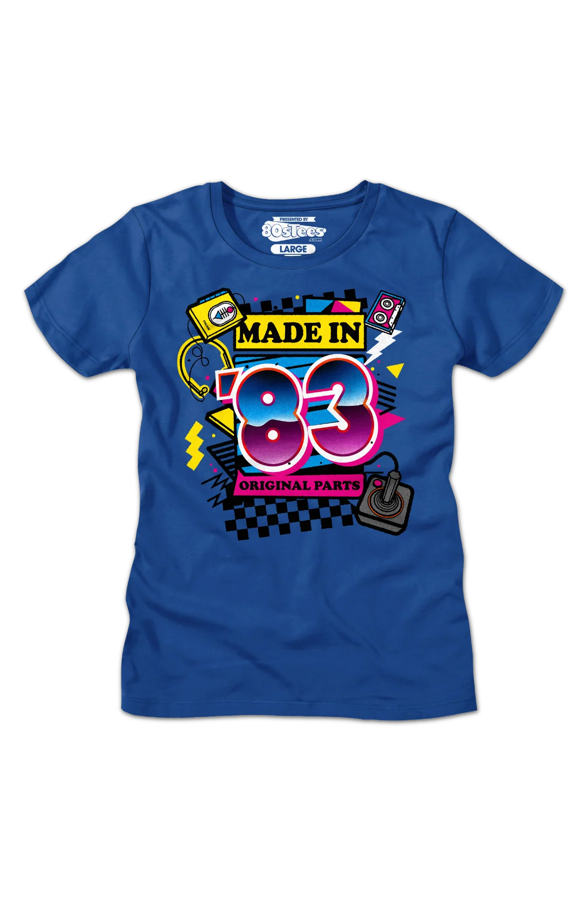 Womens Original Parts Made In '83 Shirt - Image 2