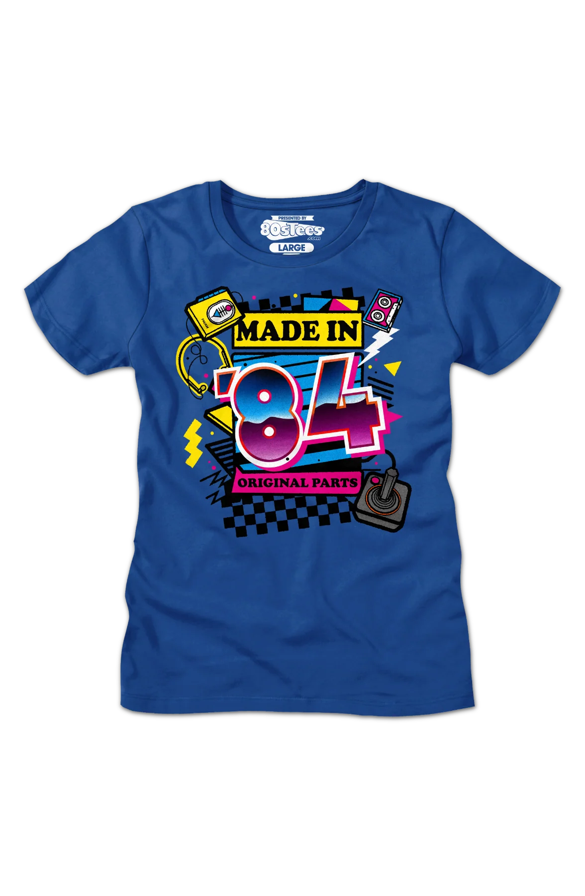 Womens Original Parts Made In '84 Shirt - Image 2