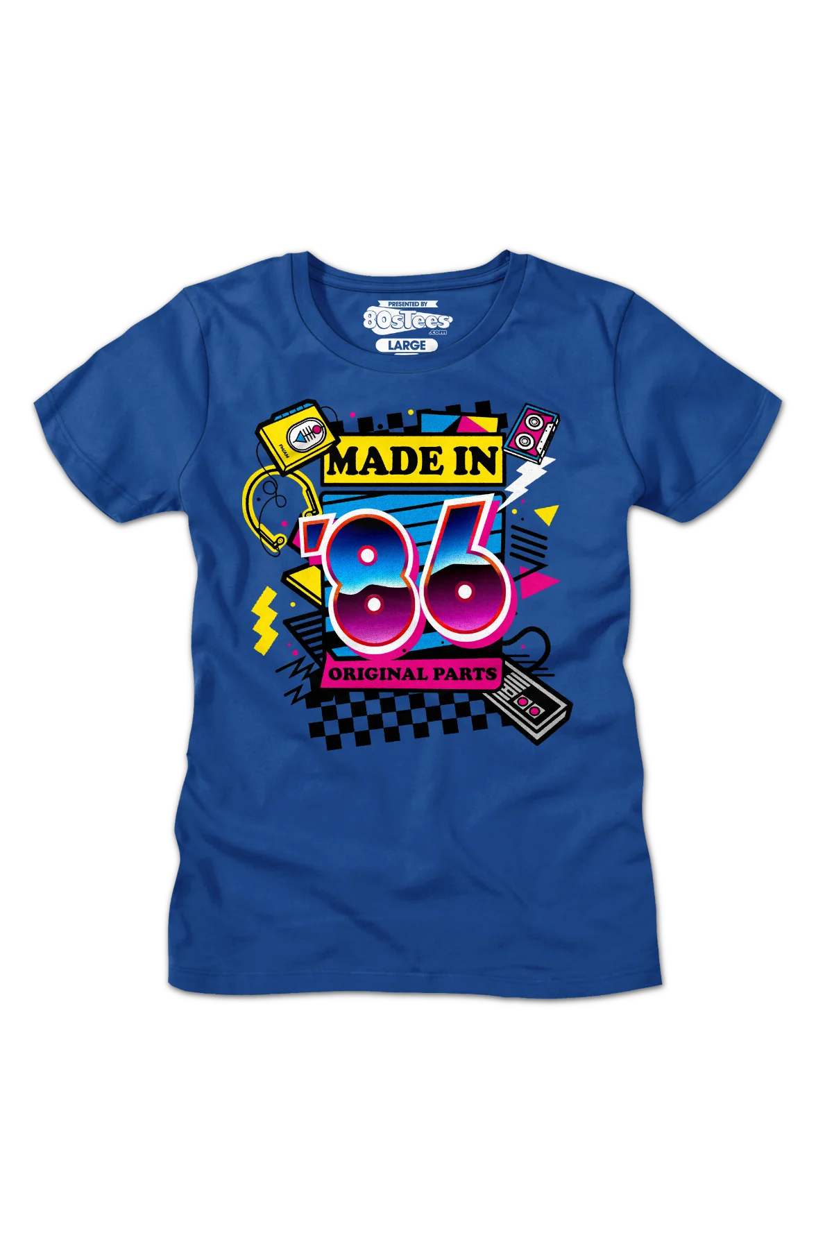 Womens Original Parts Made In '86 Shirt - Image 2