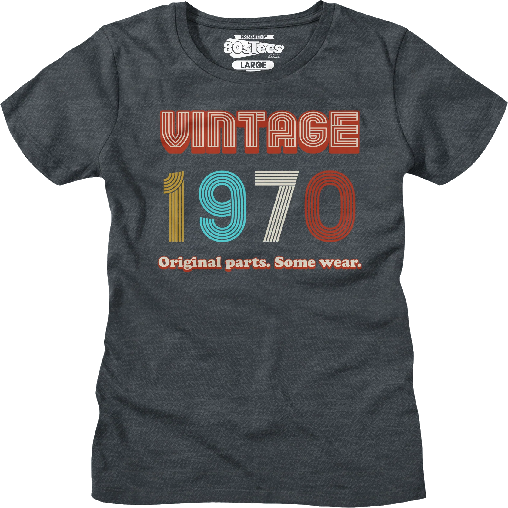 Womens Original Parts Some Wear Vintage 1970 Shirt