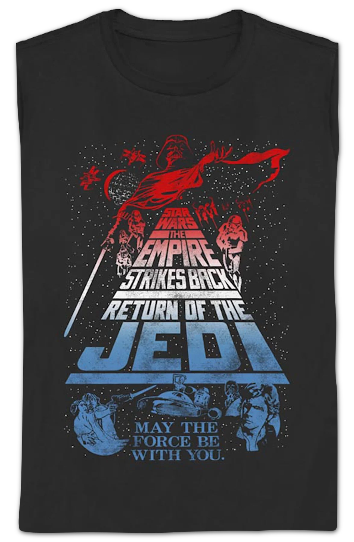 Womens Original Trilogy Star Wars Shirt - Image 2