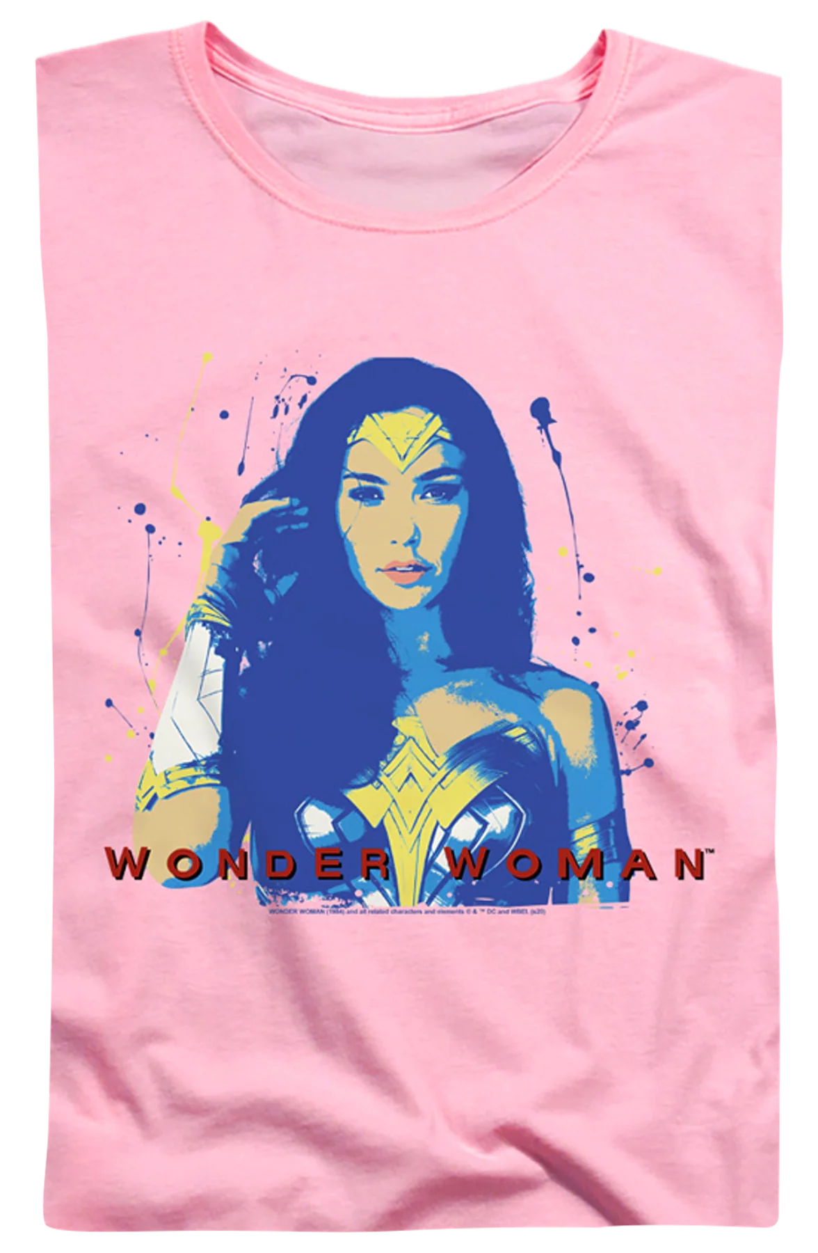 Womens Painting Wonder Woman Shirt - Image 2