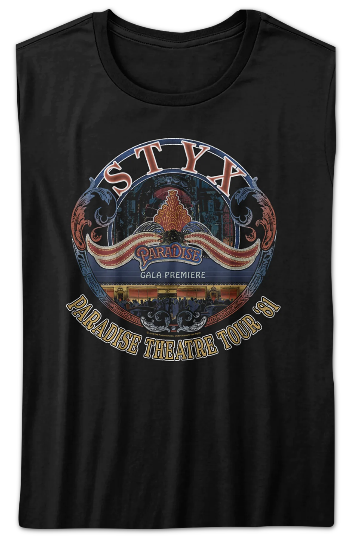 Womens Paradise Theatre Tour Styx Shirt - Image 2