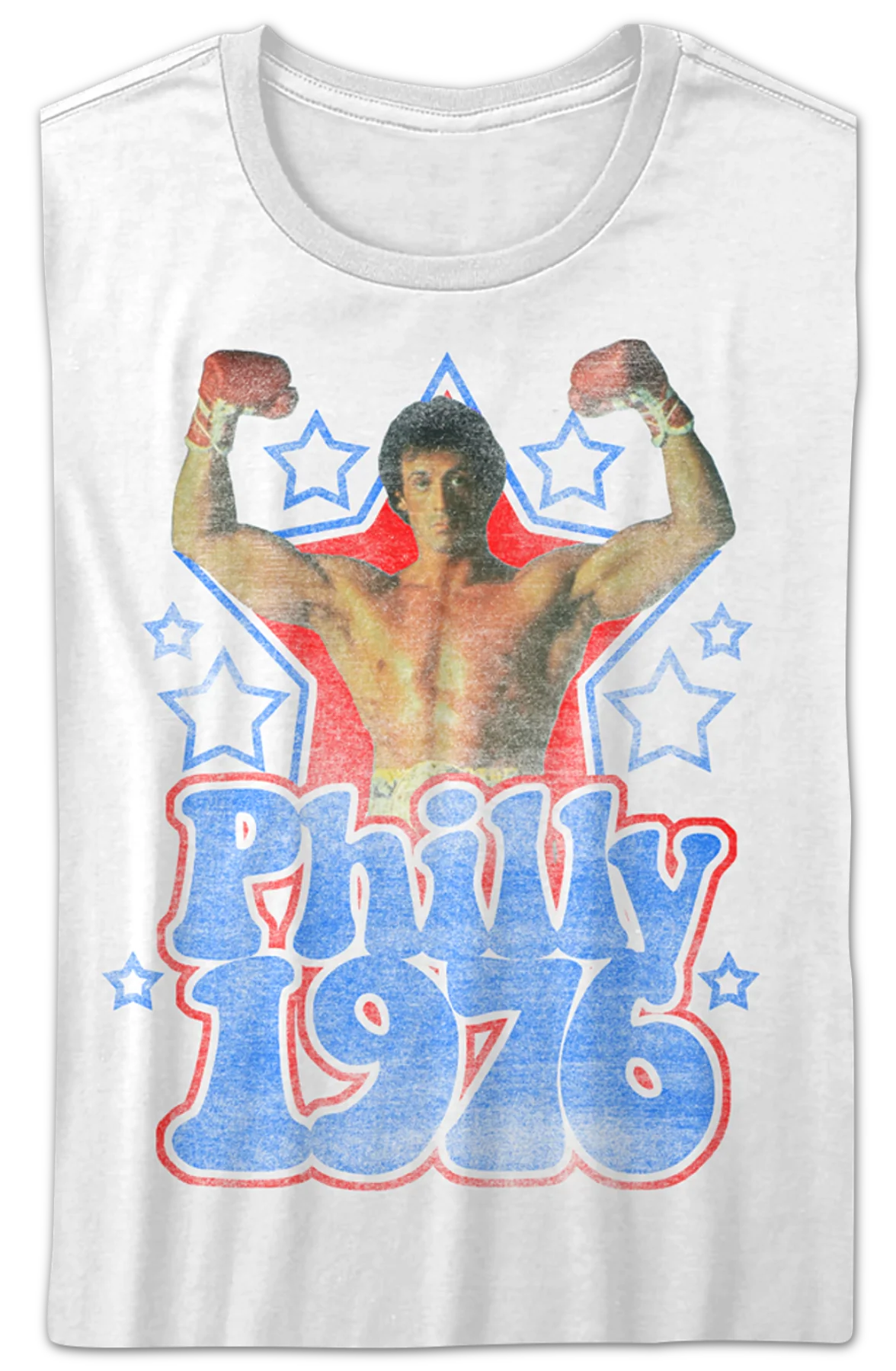 Womens Philly 1976 Rocky Shirt - Image 2