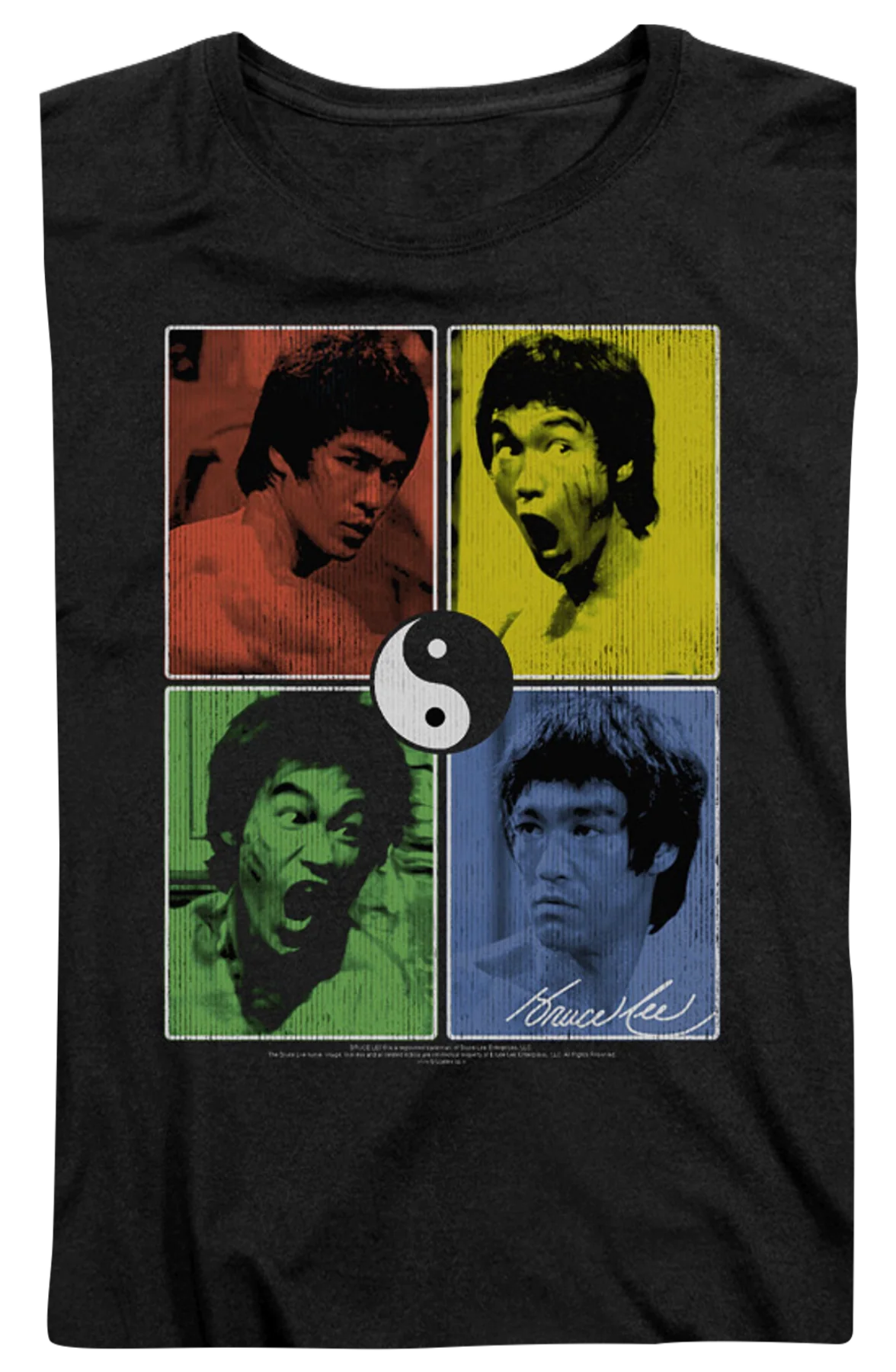 Womens Pop Art Bruce Lee Shirt - Image 2