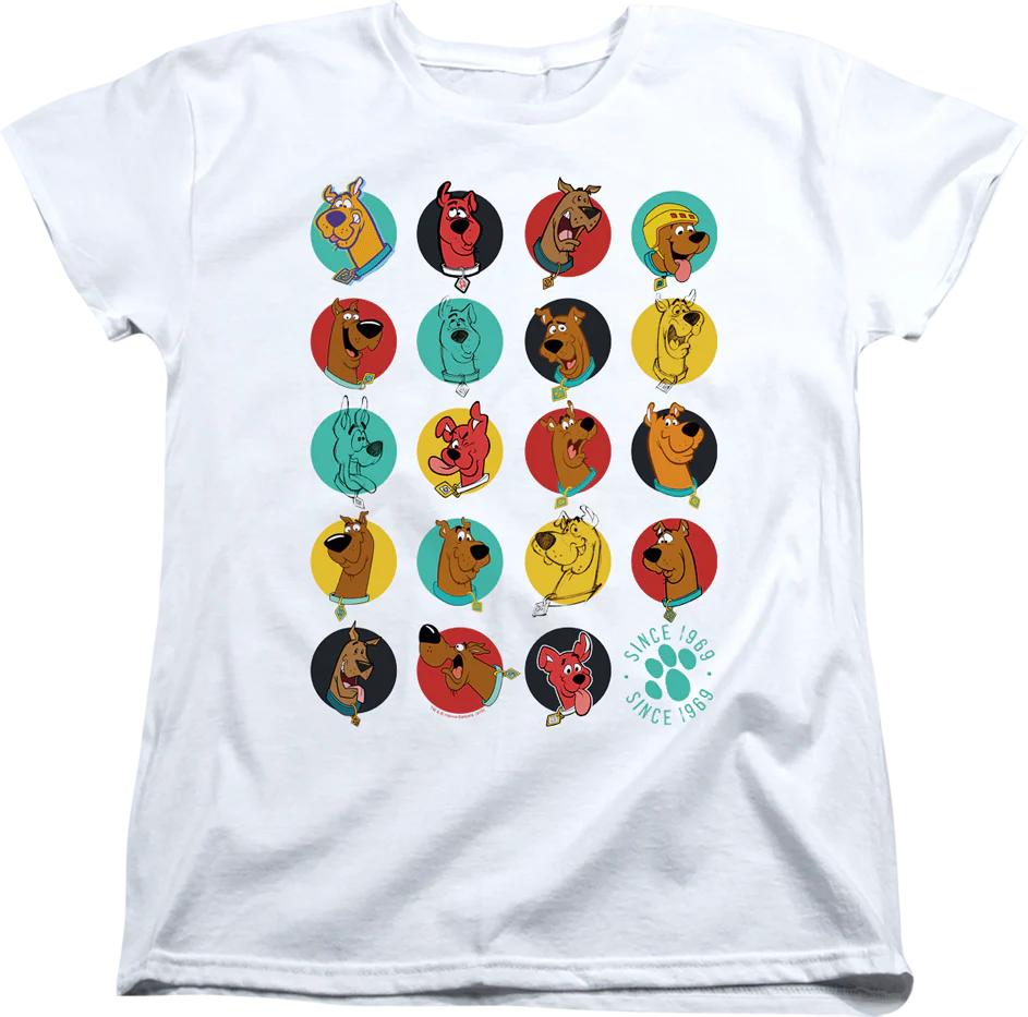 Womens Pop Art Scooby-Doo Shirt