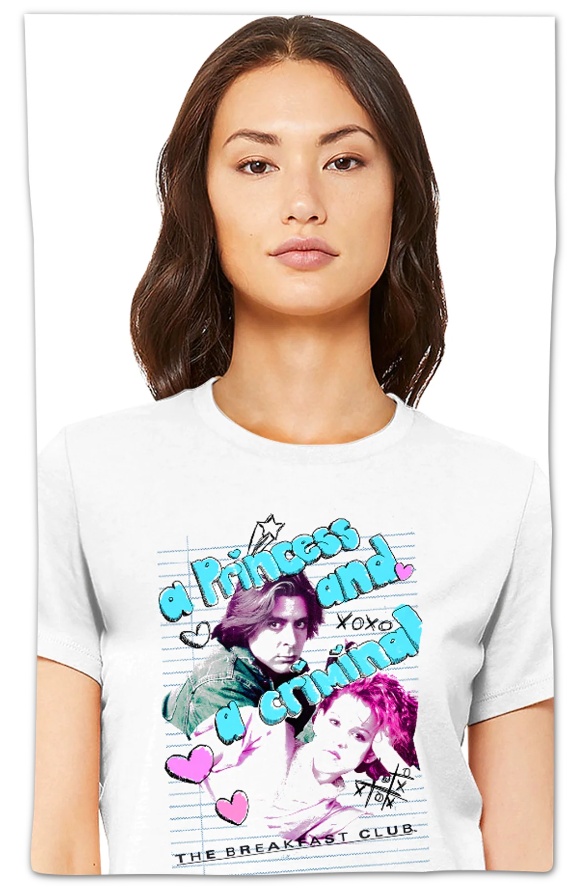 Womens Princess and Criminal Breakfast Club Shirt - Image 2
