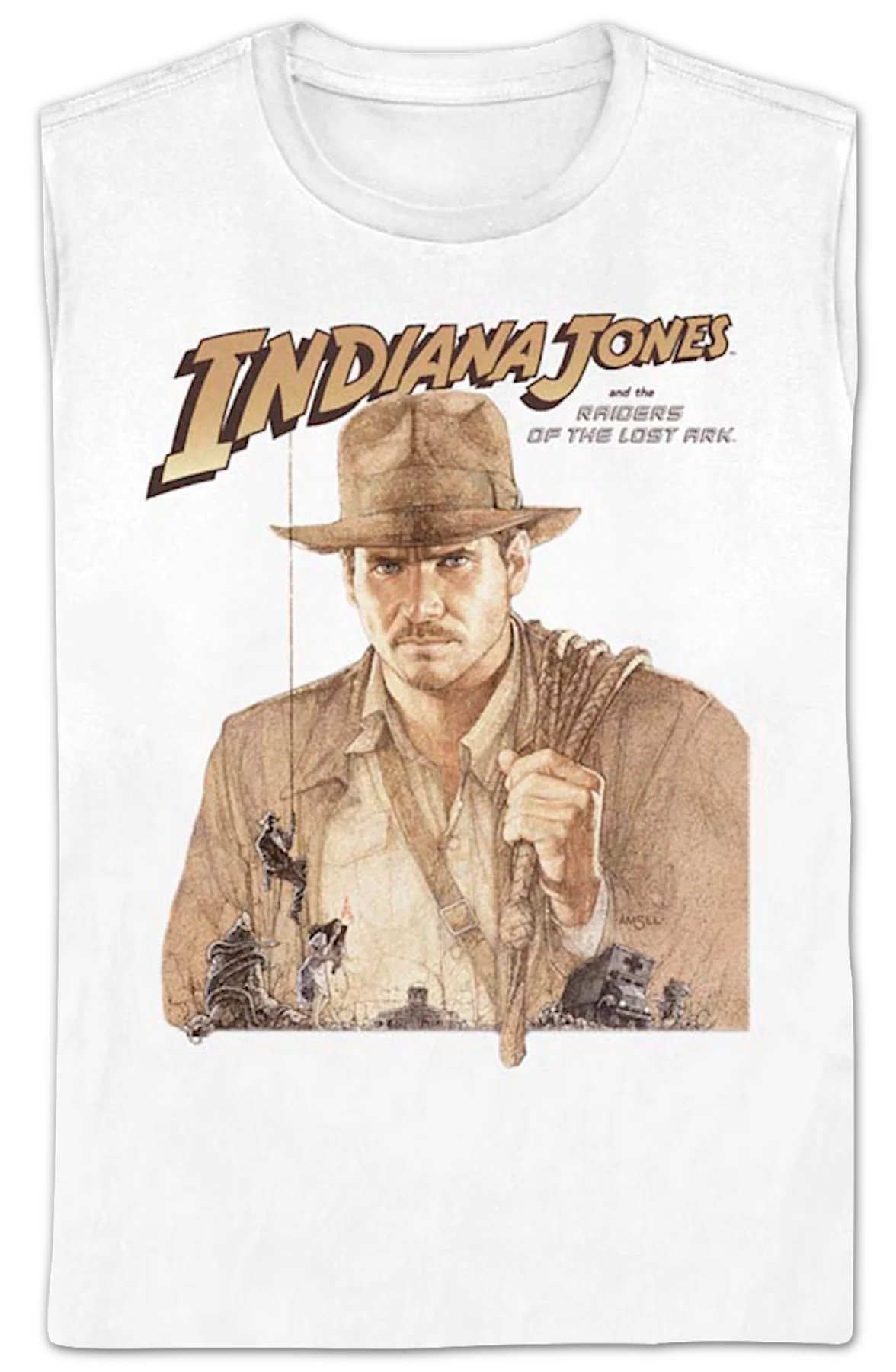 Womens Raiders of the Lost Ark Indiana Jones Shirt - Image 2