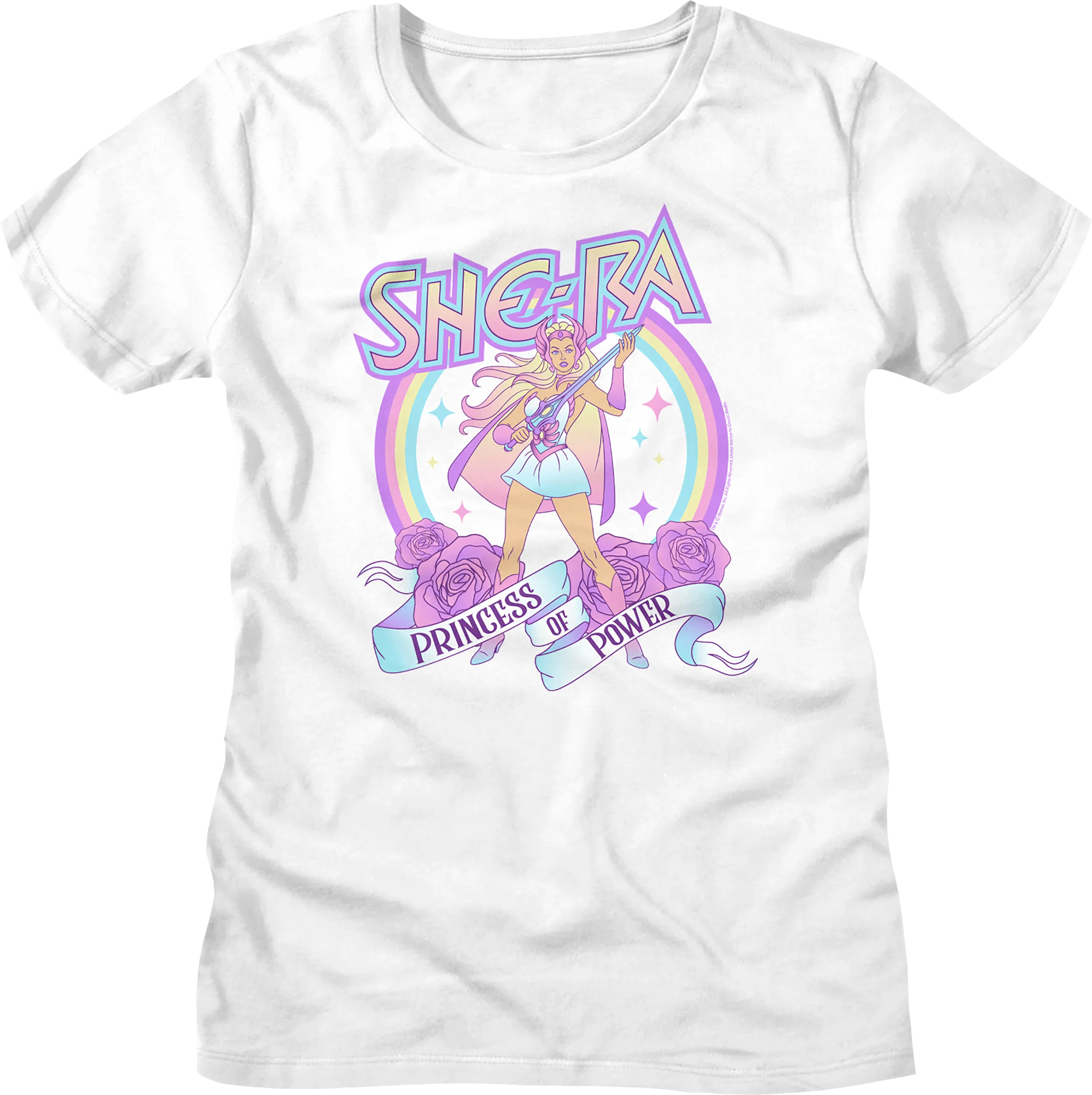 Womens Rainbow She-Ra Masters of the Universe Shirt