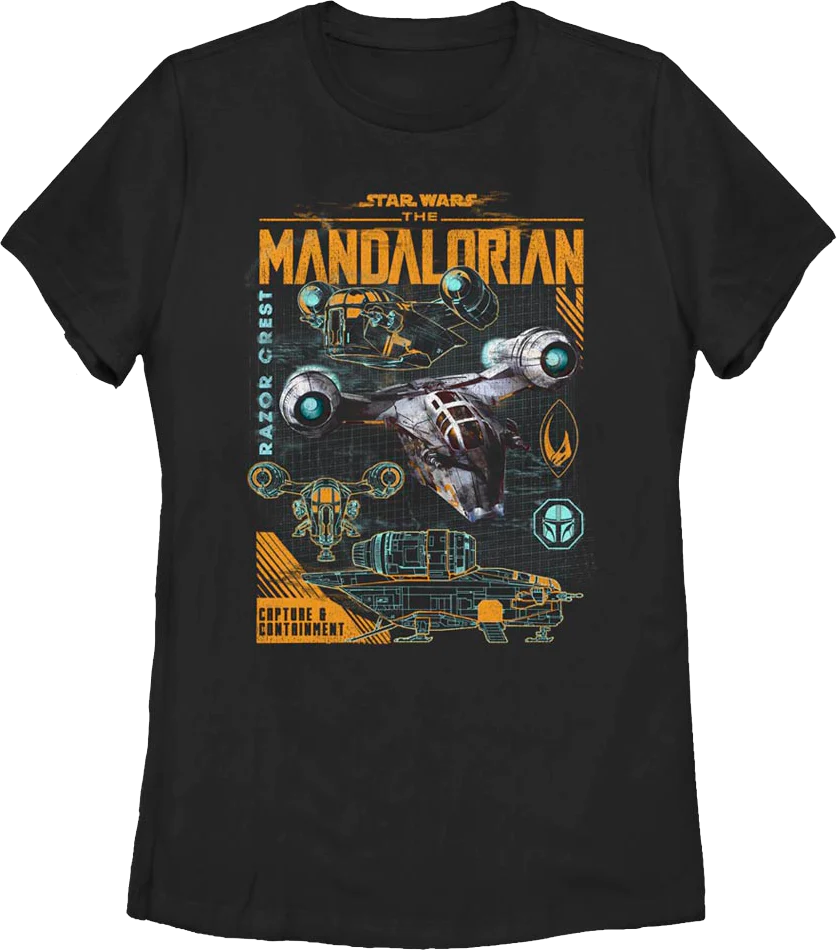 Womens Razor Crest The Mandalorian Star Wars Shirt