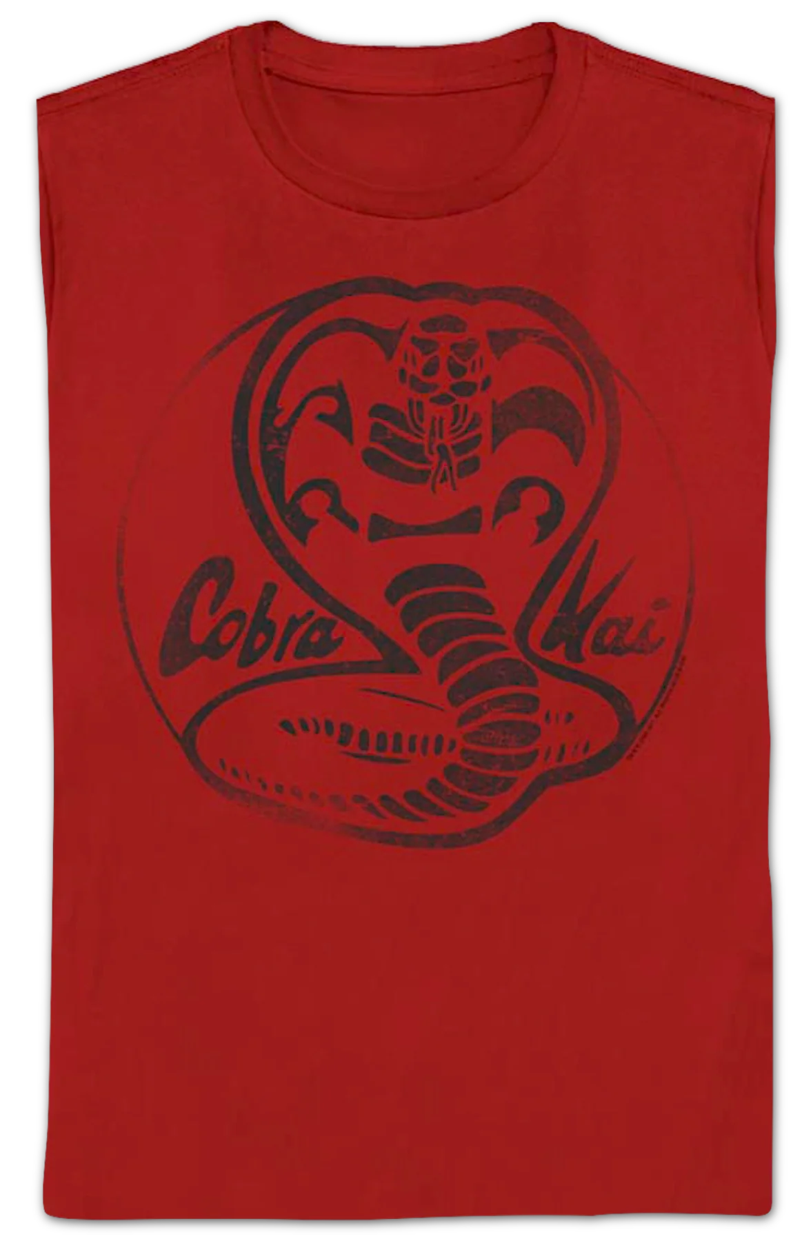 Womens Red Logo Cobra Kai Shirt - Image 2