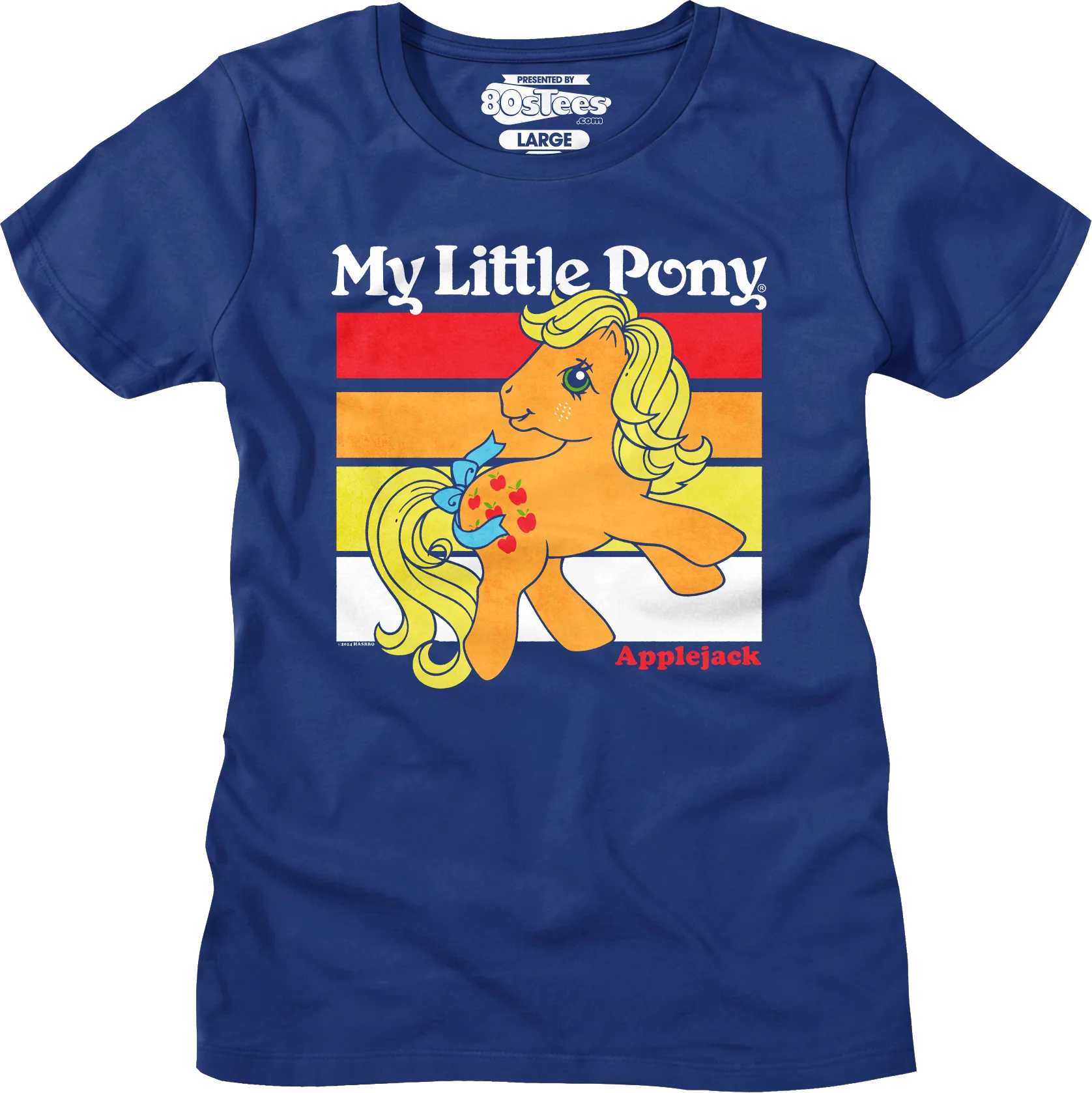 Womens Retro Applejack My Little Pony Shirt - Image 3