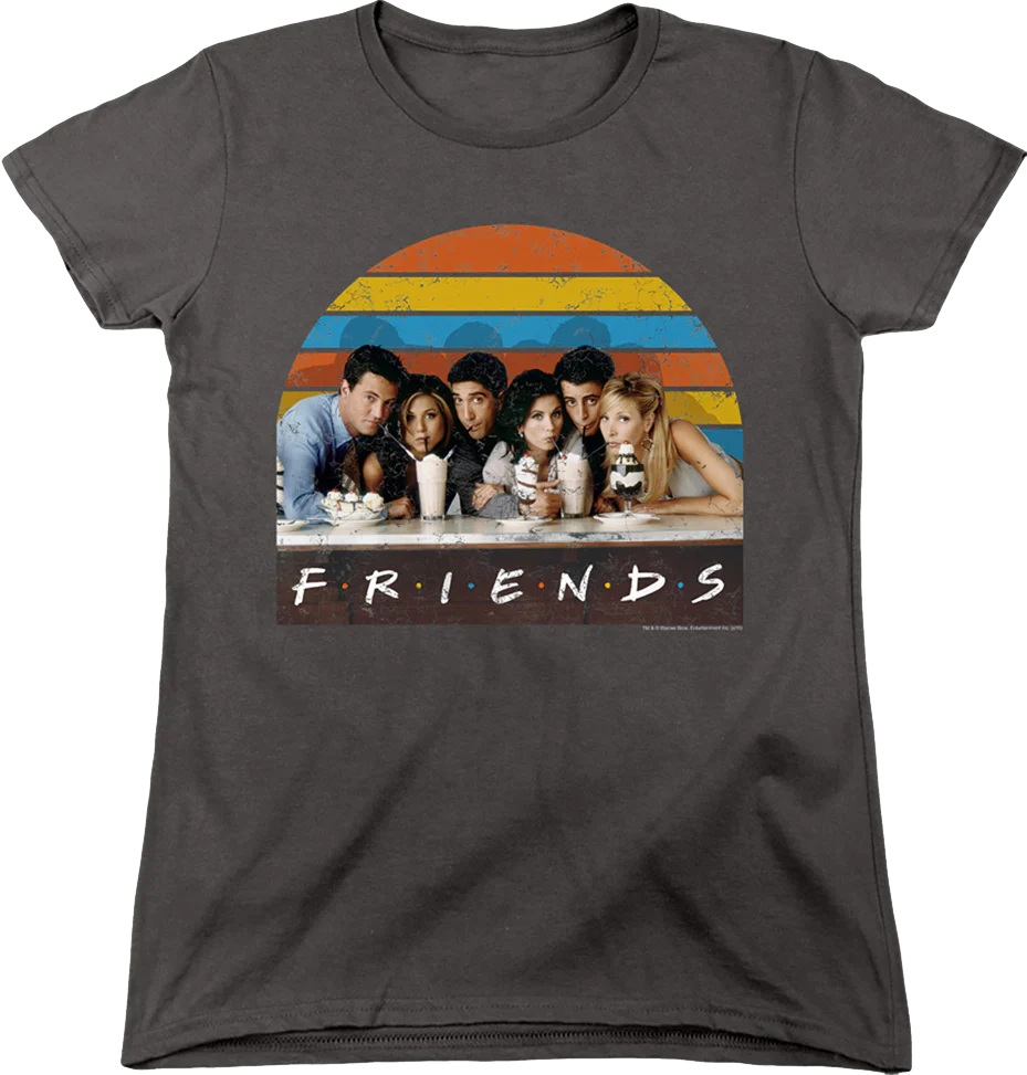 Womens Retro Friends Shirt