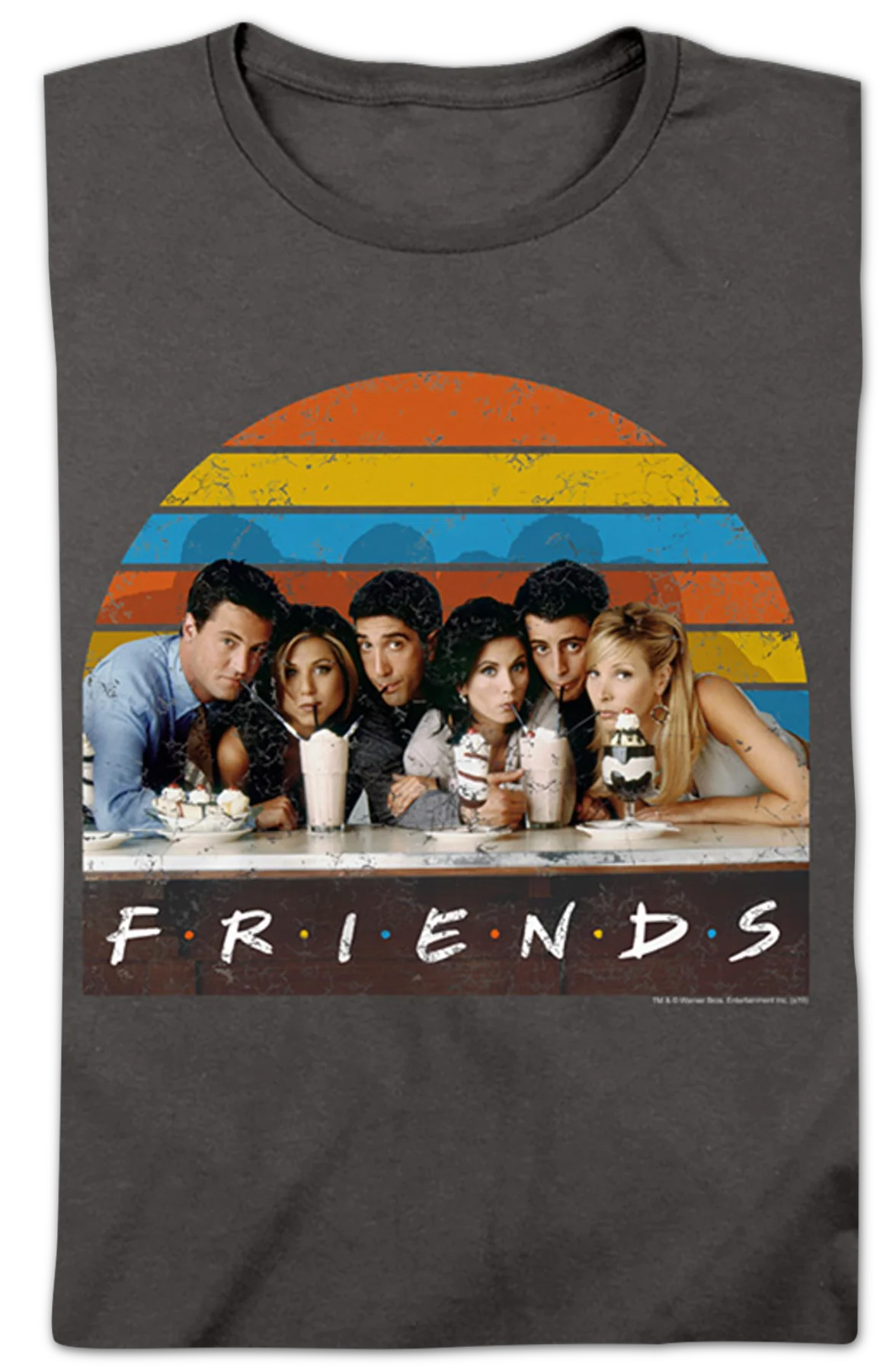 Womens Retro Friends Shirt - Image 2