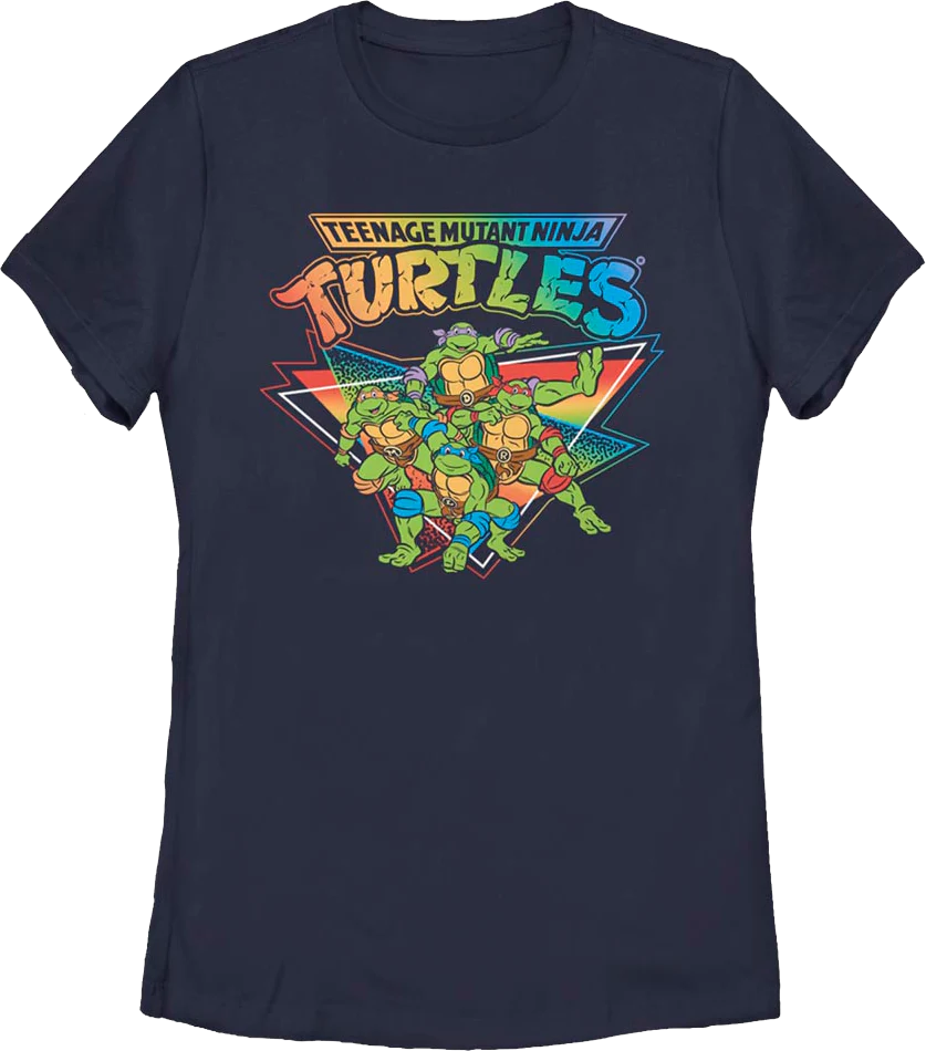 Womens Retro Teenage Mutant Ninja Turtles Shirt