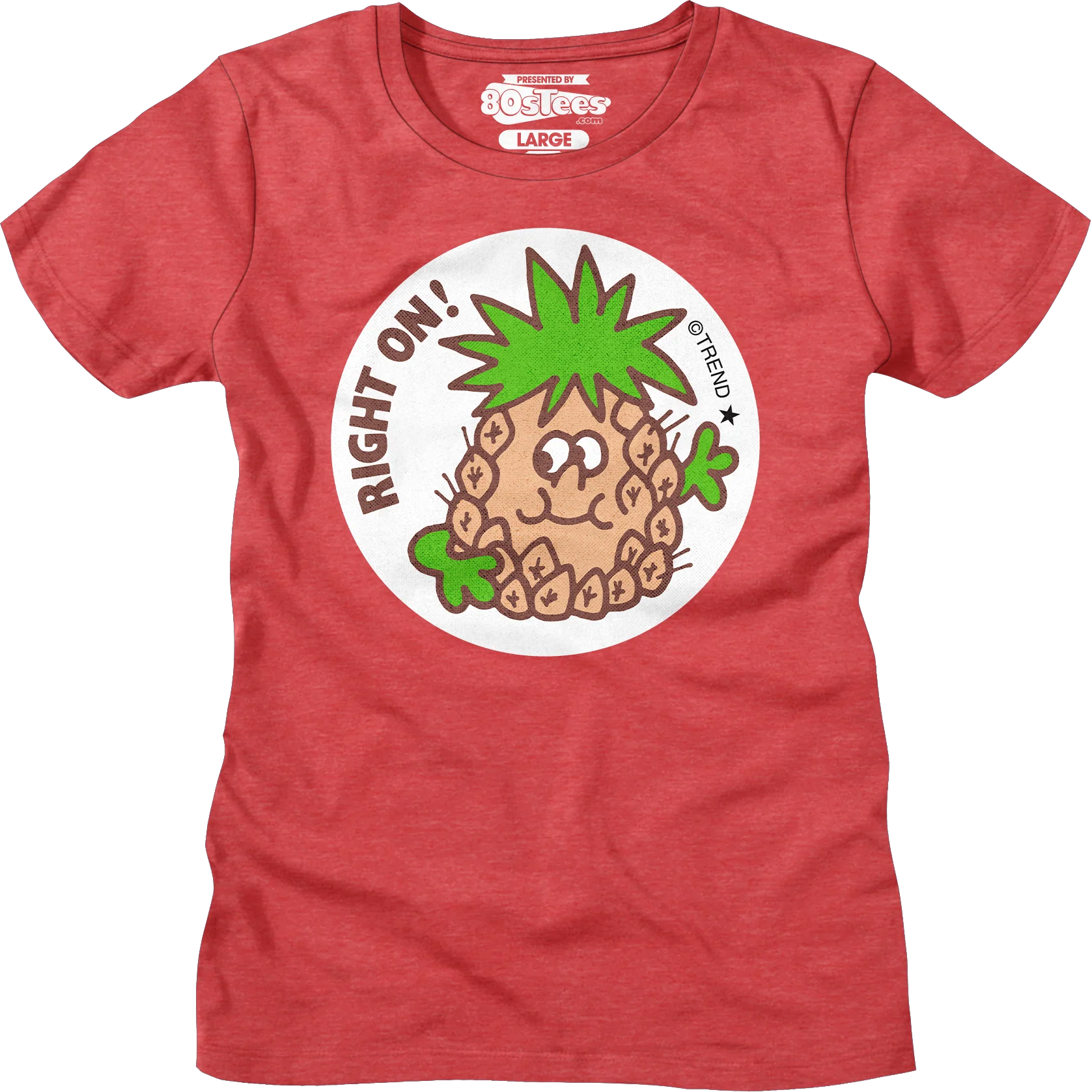 Womens Right On Pineapple Scratch N Sniff Shirt