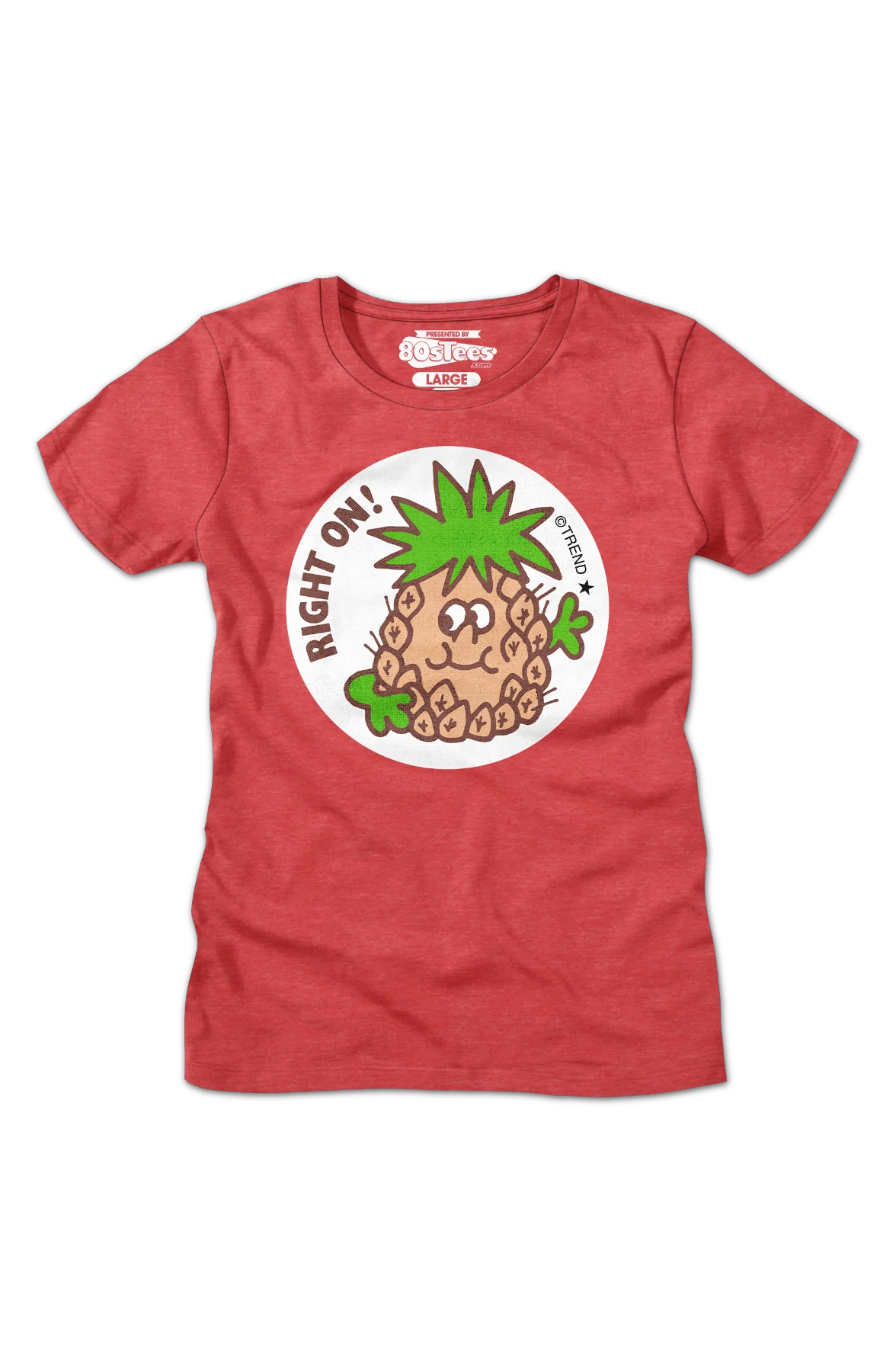Womens Right On Pineapple Scratch N Sniff Shirt - Image 2
