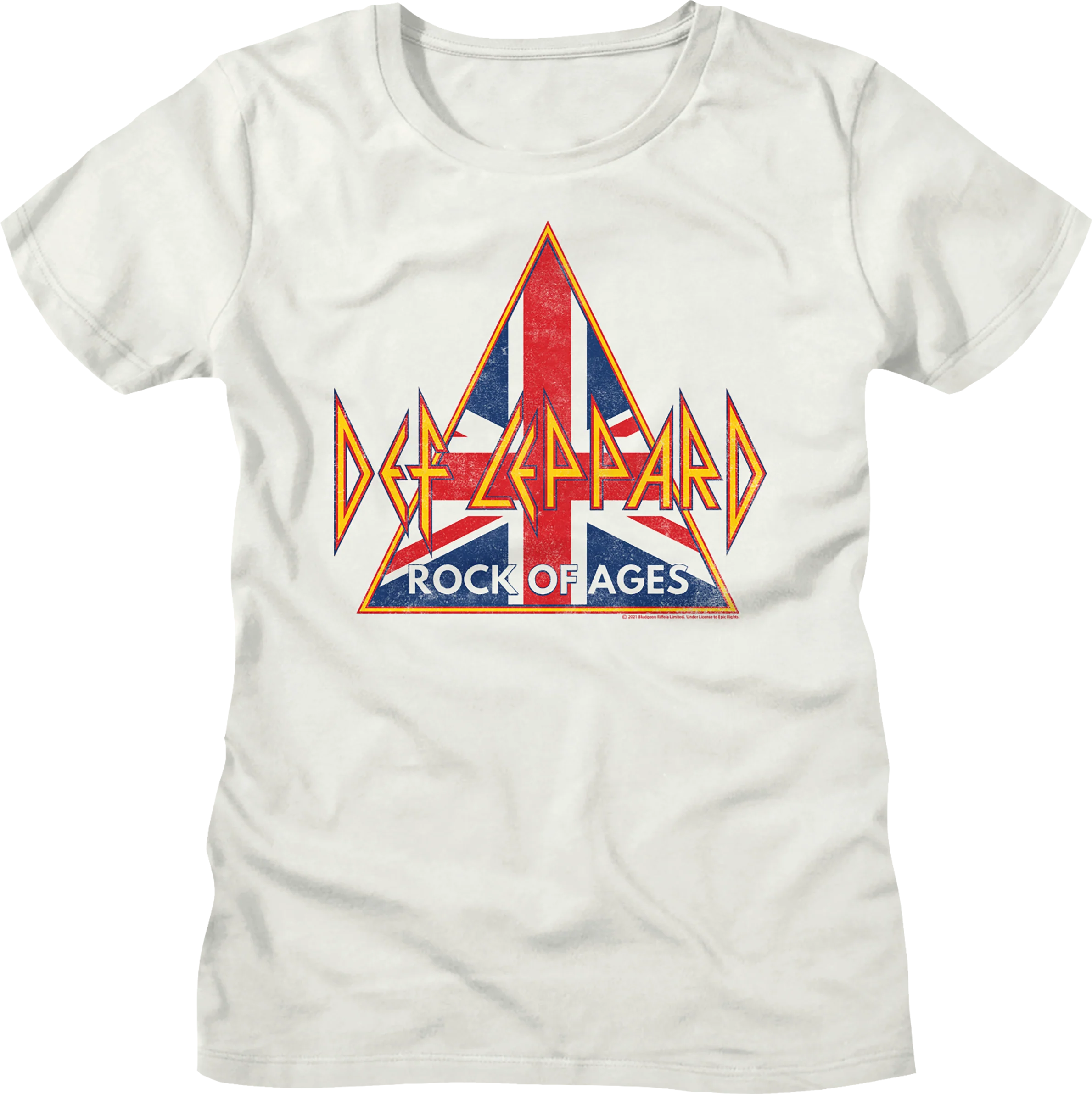 Womens Rock Of Ages Def Leppard Shirt