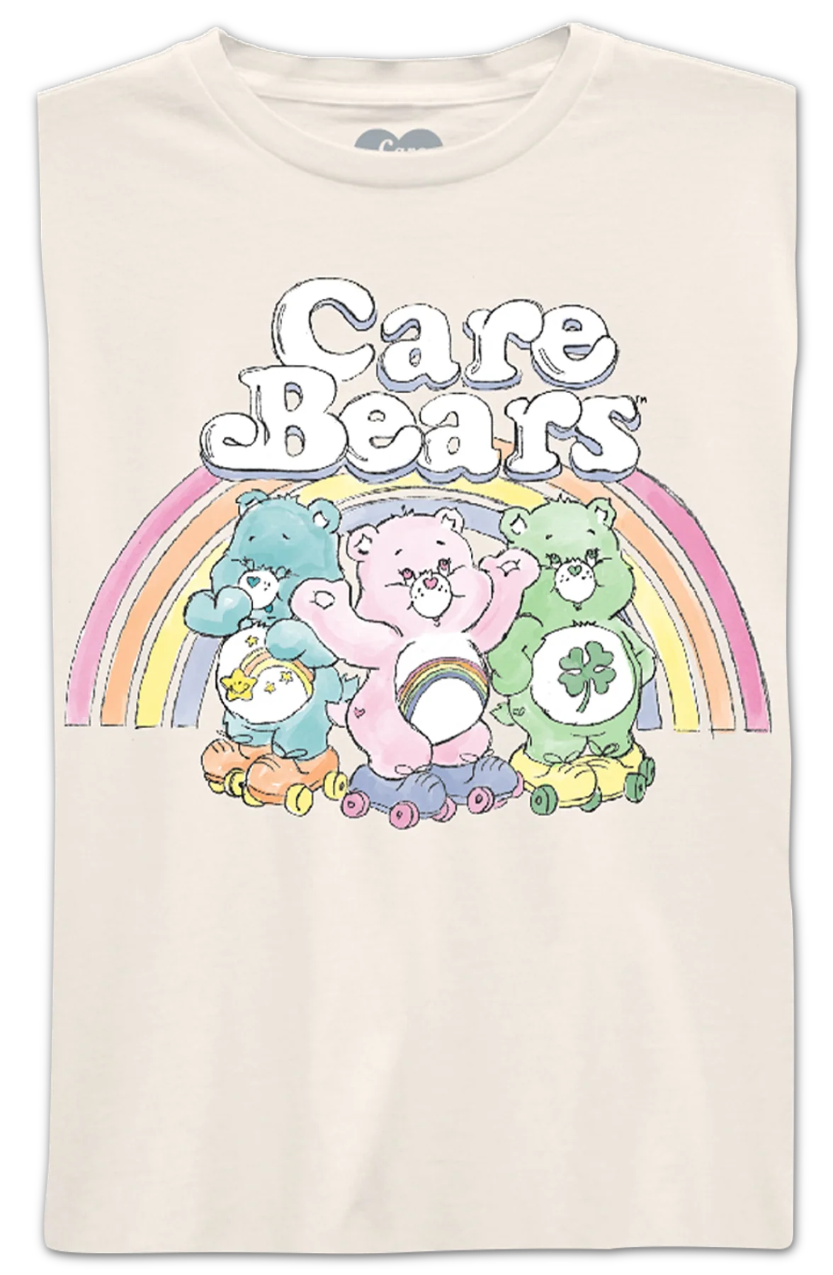 Womens Roller Skates Care Bears Shirt - Image 2
