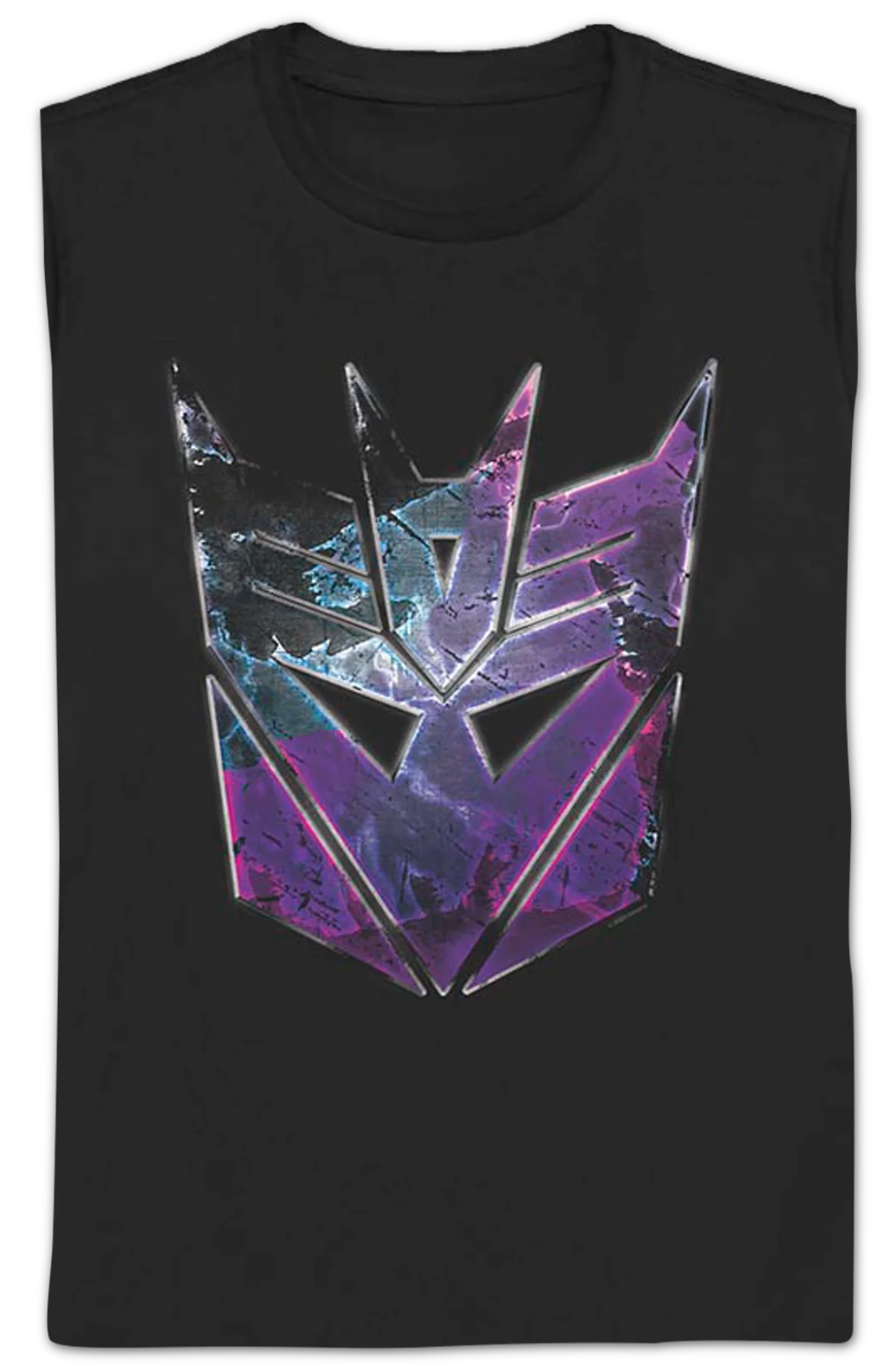 Womens Rusted Decepticons Logo Transformers Shirt - Image 2