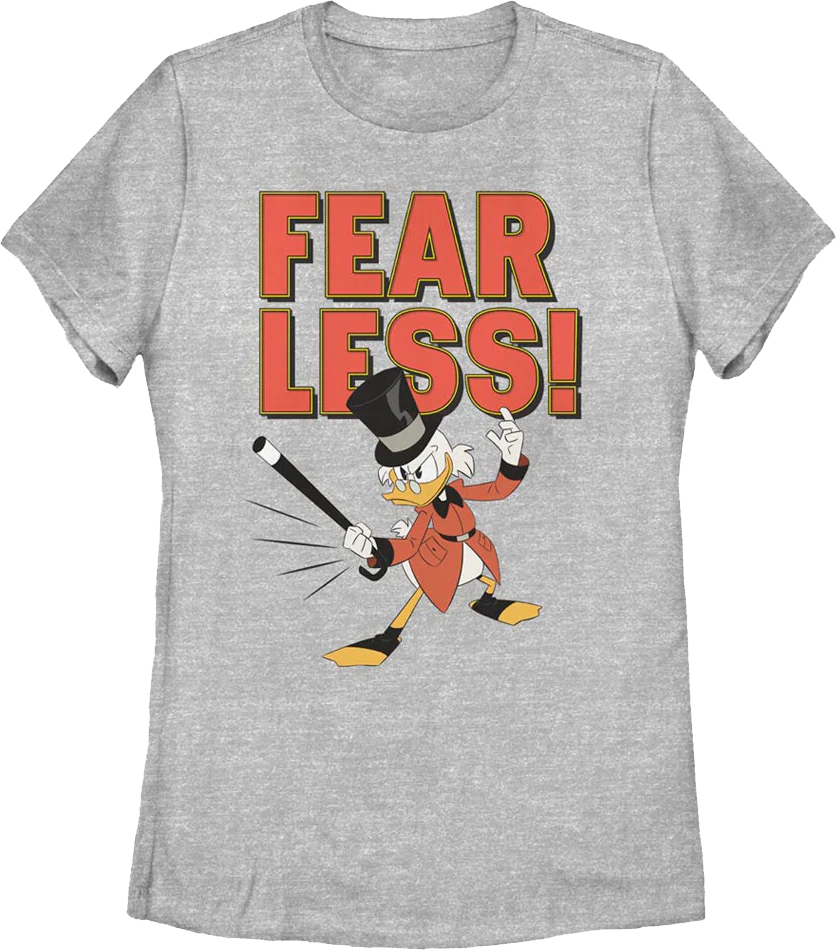 Womens Scrooge McDuck Fearless DuckTales Shirt