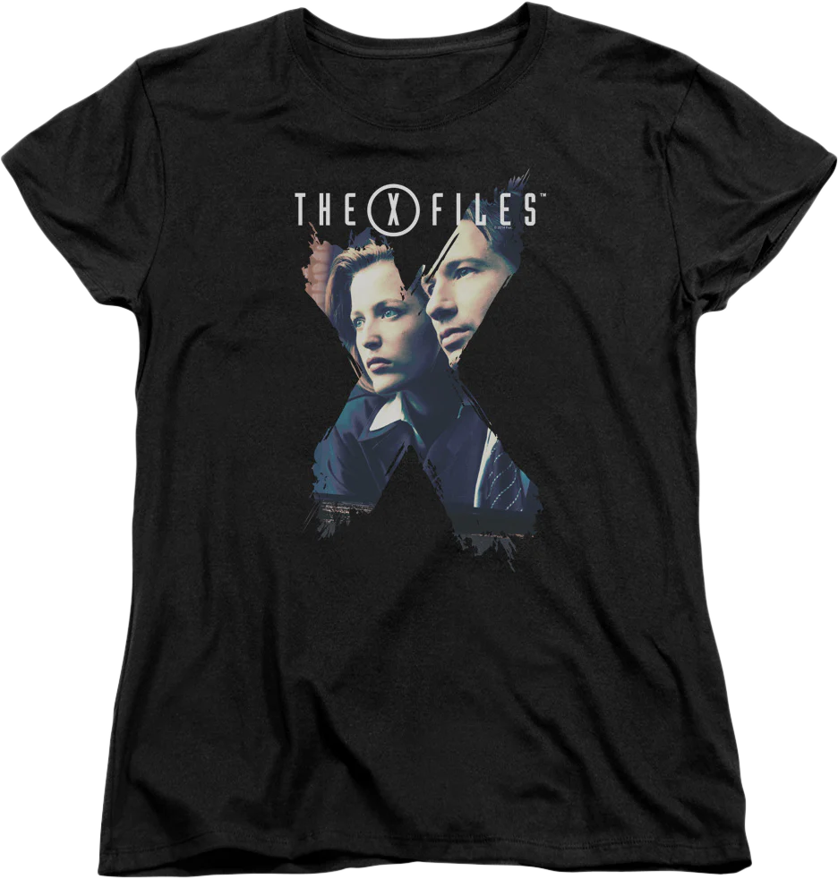 Womens Scully and Mulder X-Files Shirt