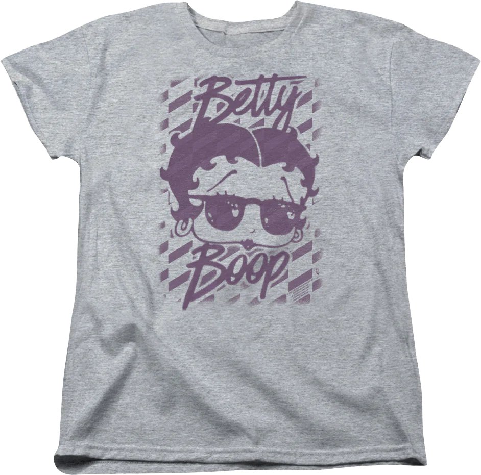Womens Shades Betty Boop Shirt