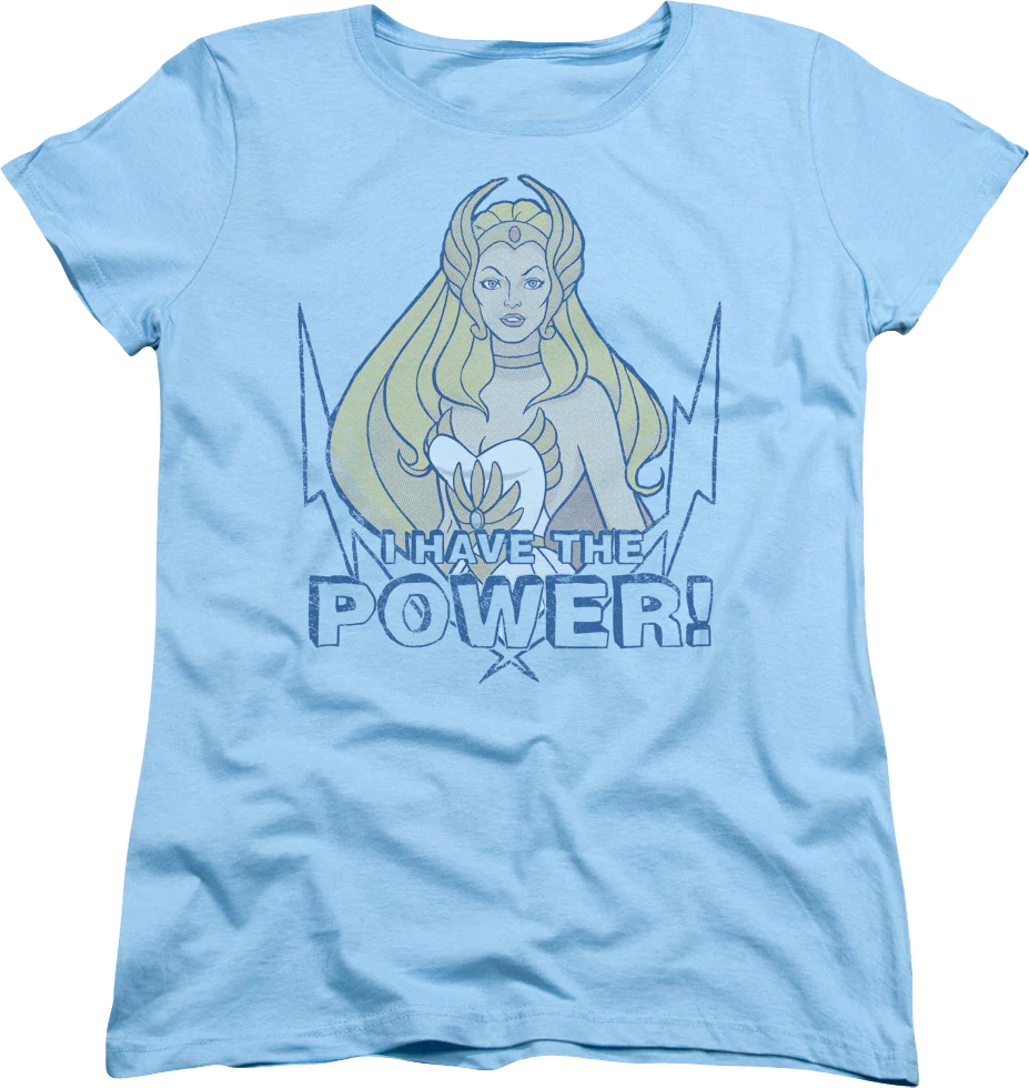 Womens She-Ra I Have the Power Masters of the Universe Shirt