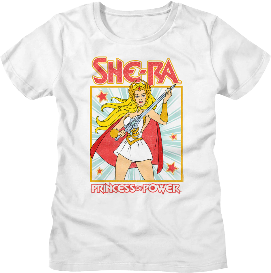 Womens She-Ra Princess of Power Pose Masters of the Universe Shirt