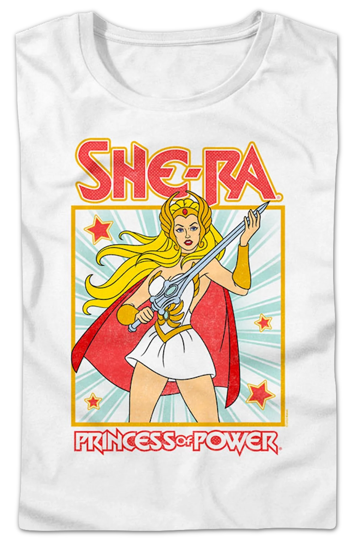 Womens She-Ra Princess of Power Pose Masters of the Universe Shirt - Image 2