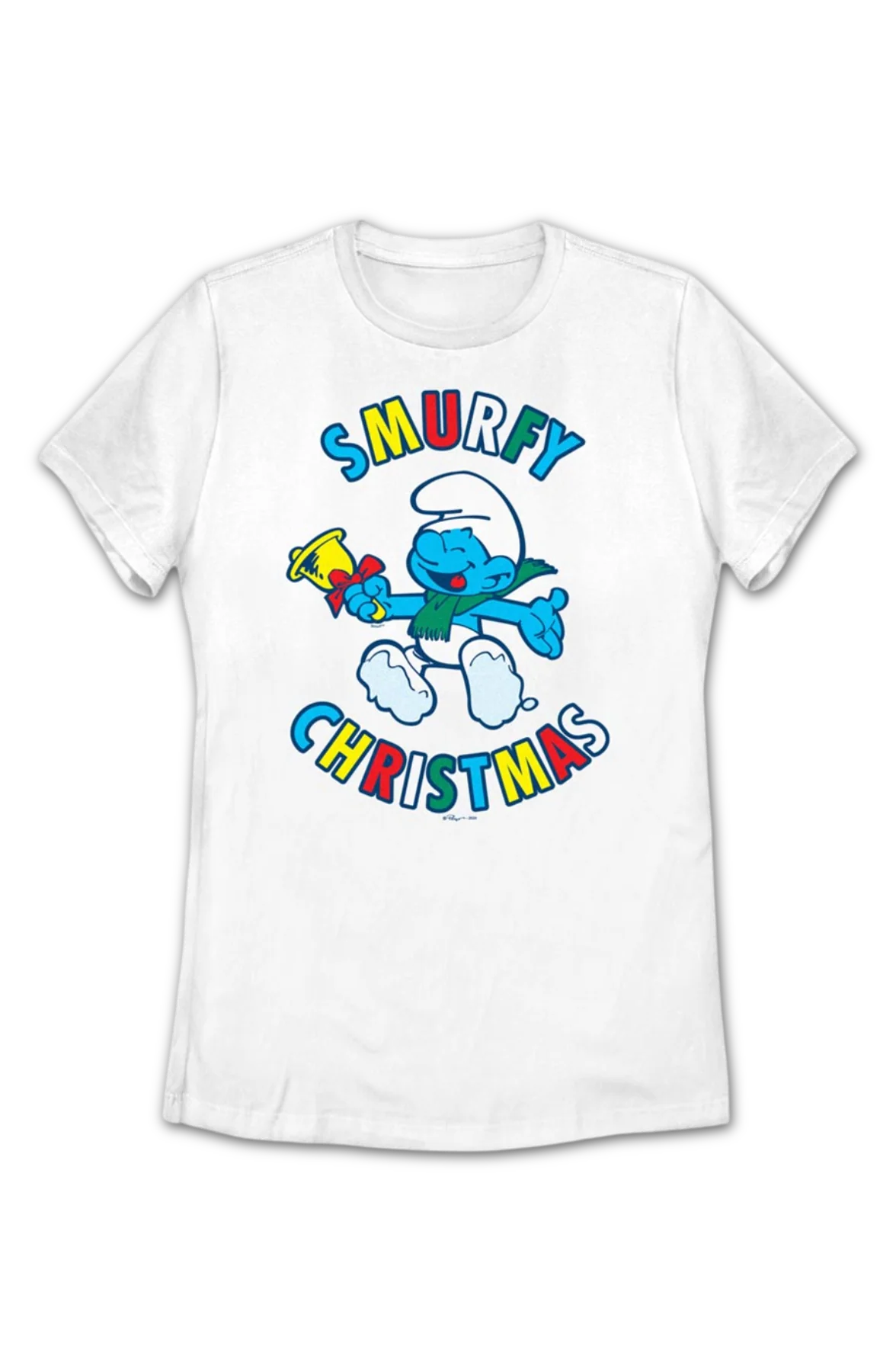 Womens Smurfy Christmas Smurfs Shirt - Image 2