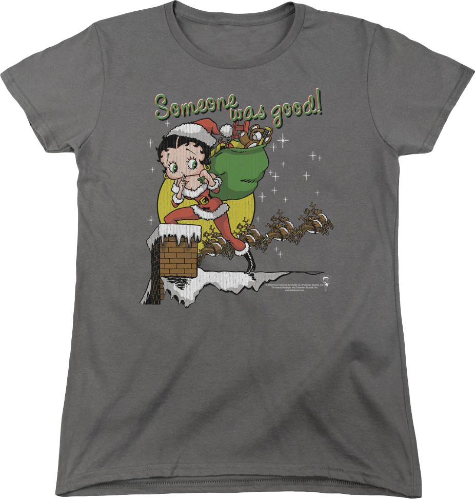 Womens Someone Was Good Betty Boop Shirt