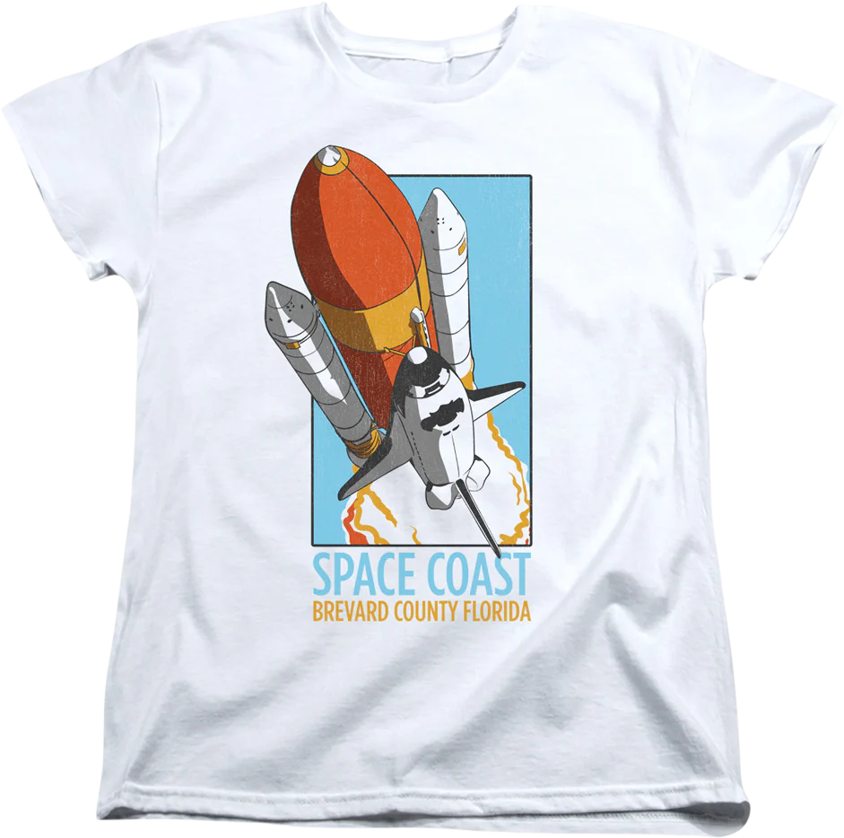 Womens Space Coast NASA Shirt