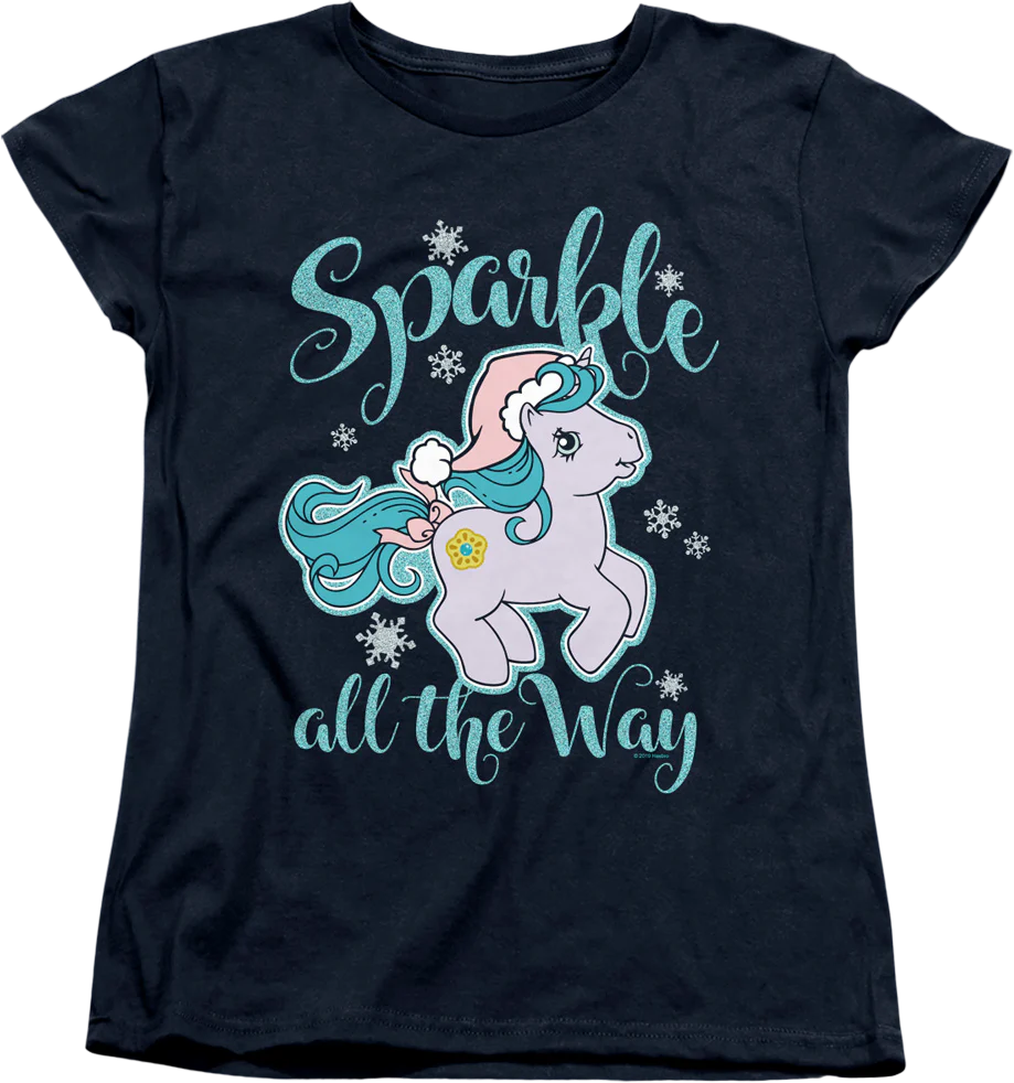 Womens Sparkle All The Way My Little Pony Shirt