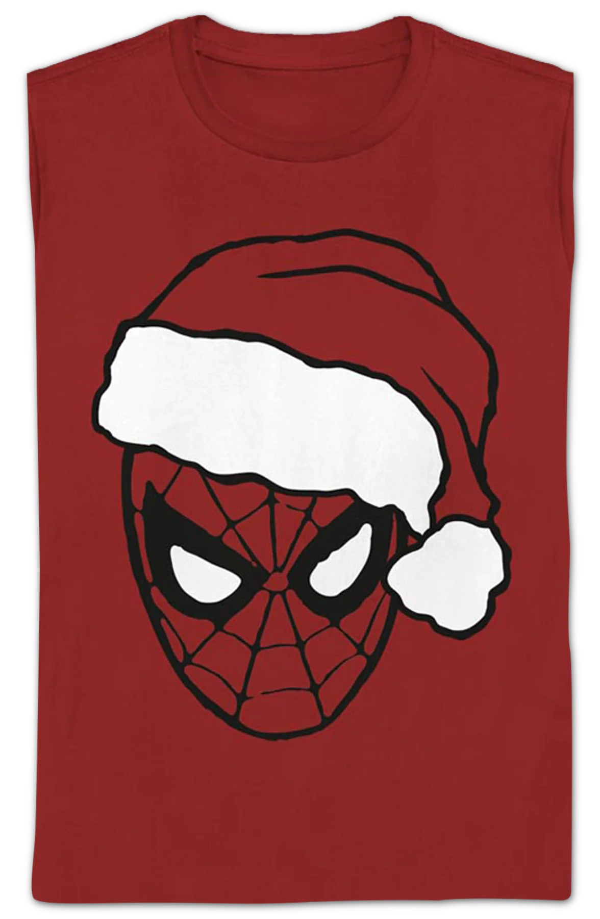 Womens Spider-Man Santa Claus Hat Marvel Comics Shirt - Image 2