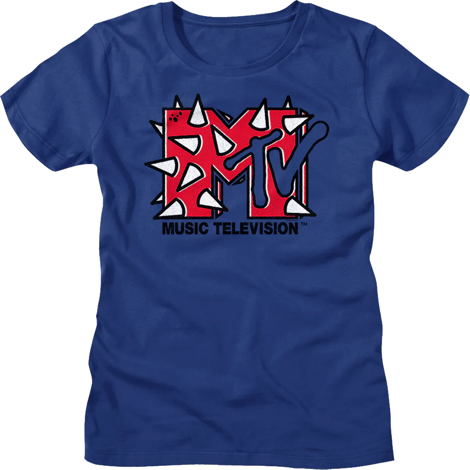 Womens Spikes Logo MTV Shirt