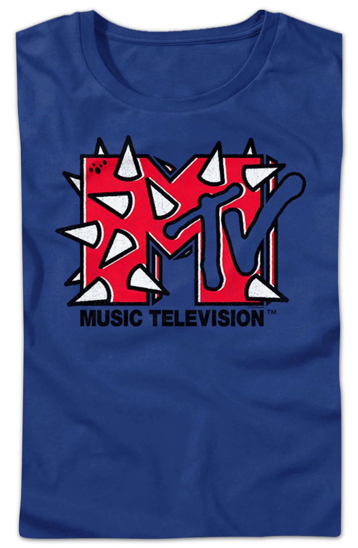 Womens Spikes Logo MTV Shirt - Image 2