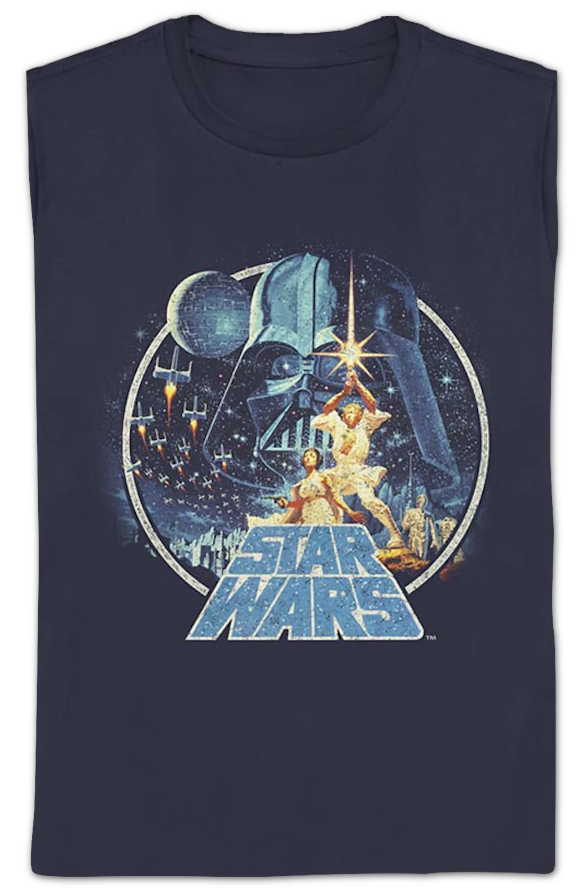 Womens Star Wars A New Hope Poster Art Shirt - Image 2