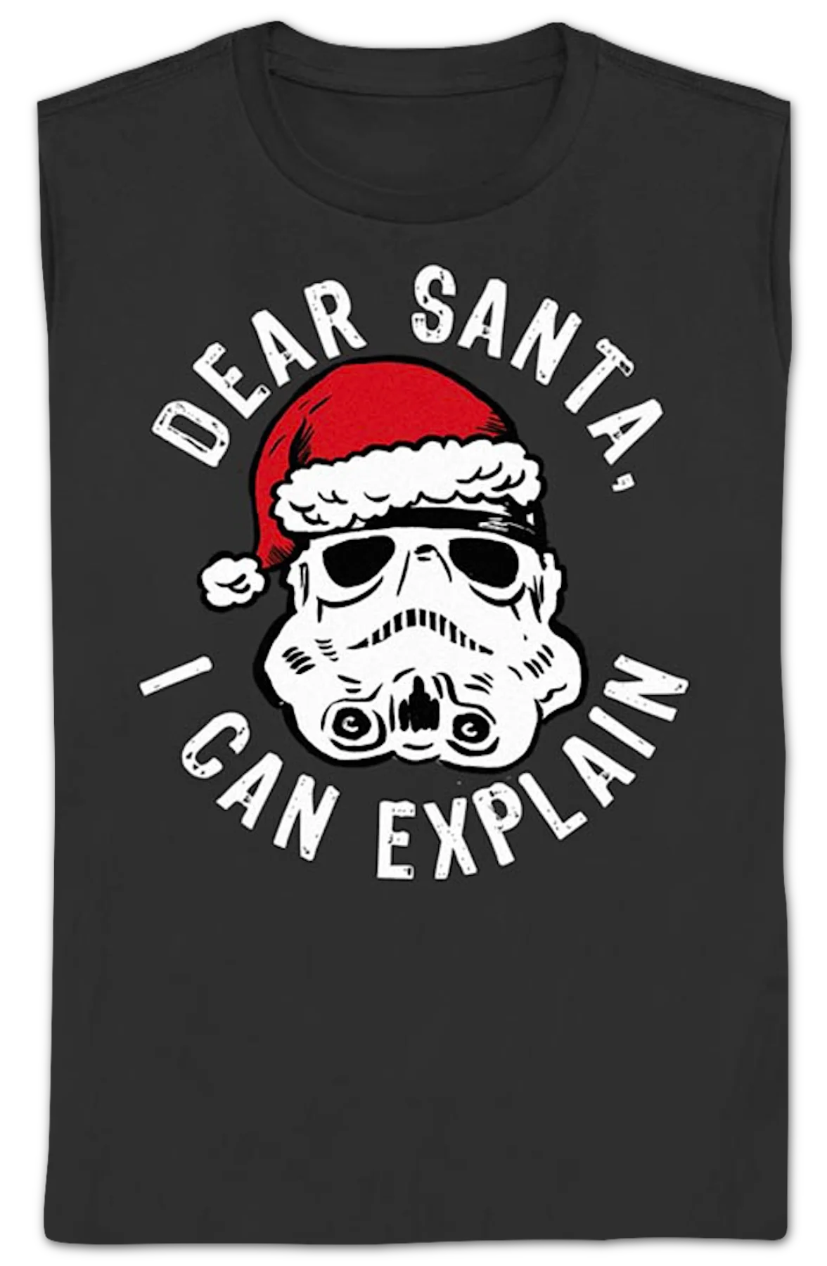 Womens Stormtrooper Dear Santa, I Can Explain Star Wars Shirt - Image 2