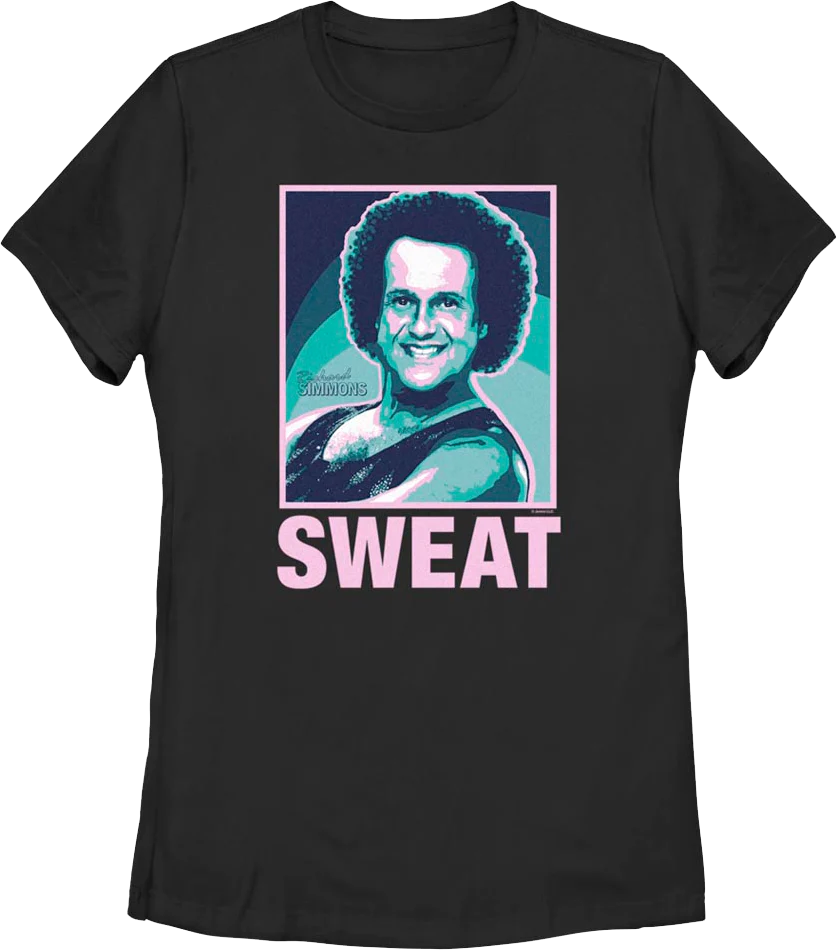 Womens Sweat Richard Simmons Shirt