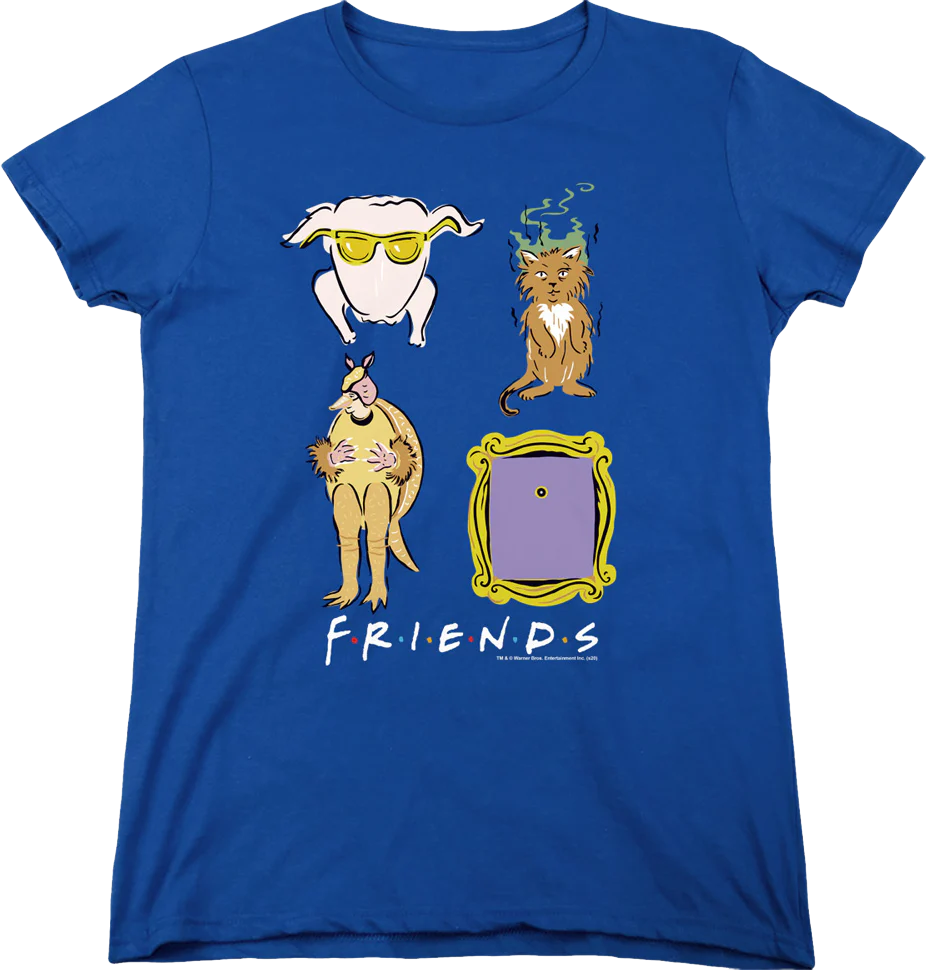 Womens Symbols Friends Shirt