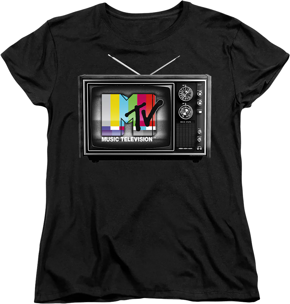 Womens Television Logo MTV Shirt