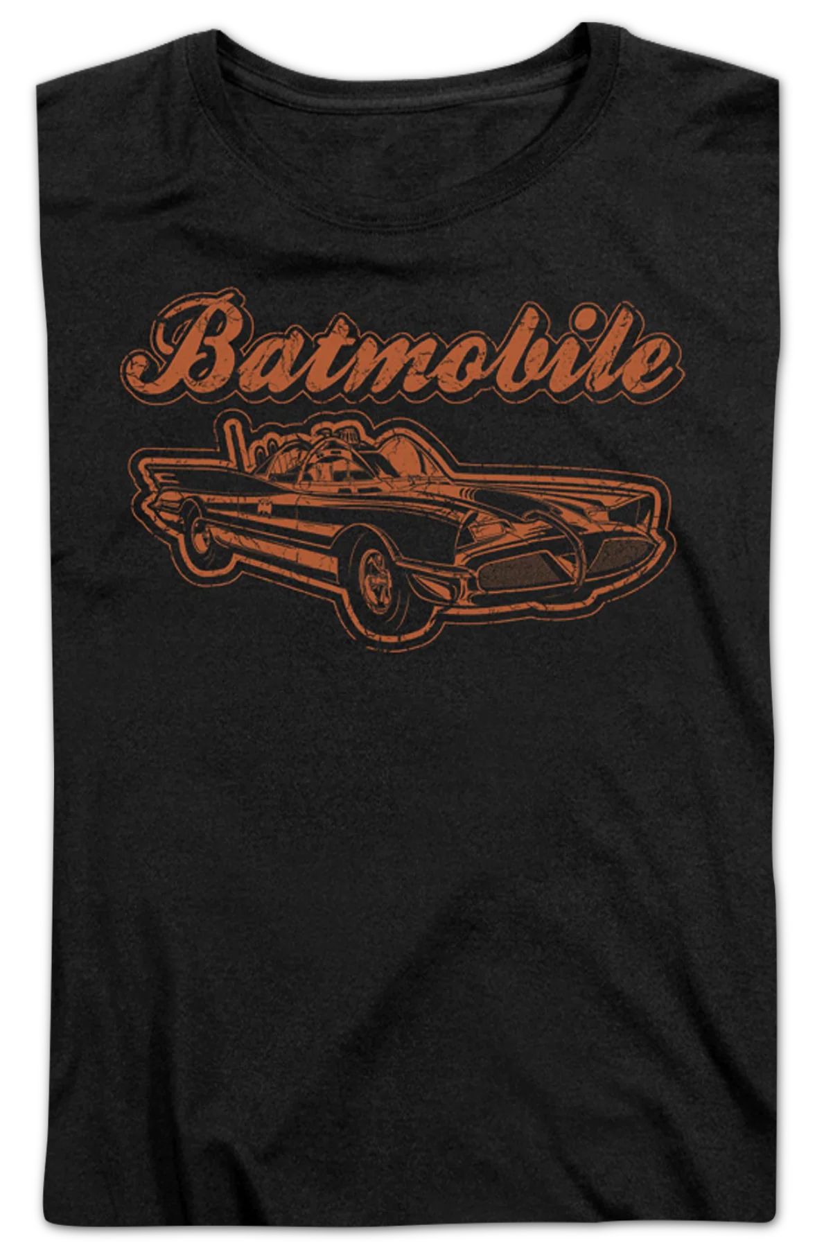 Womens The Batmobile DC Comics Shirt - Image 2