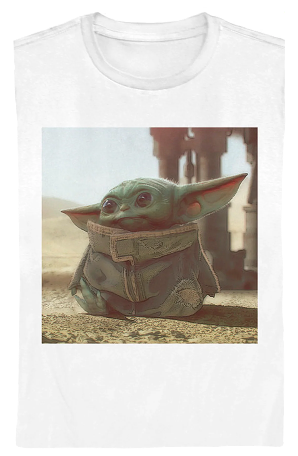 Womens The Child Picture Star Wars The Mandalorian Shirt - Image 2