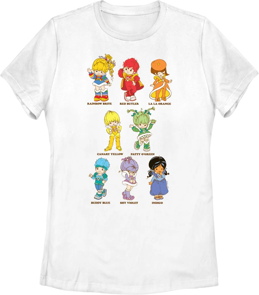 Womens The Color Kids Rainbow Brite Shirt