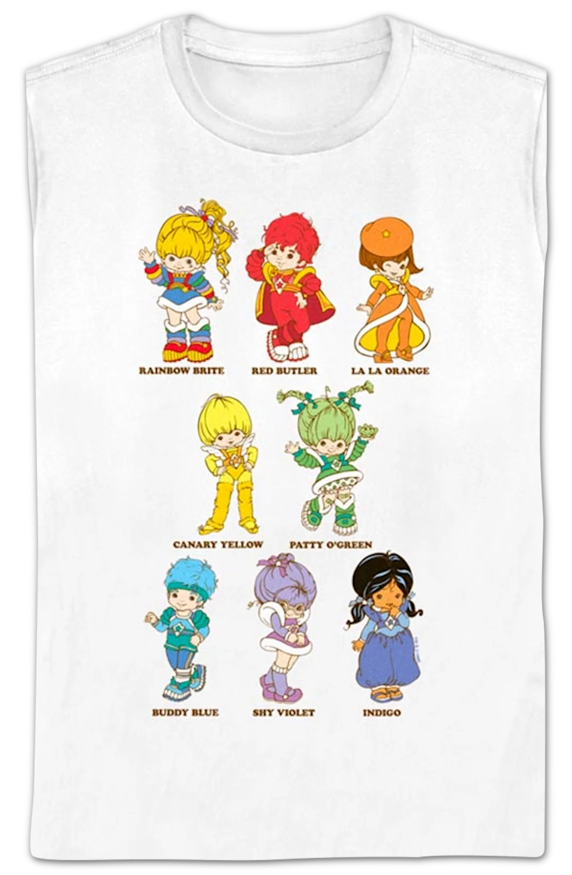 Womens The Color Kids Rainbow Brite Shirt - Image 2